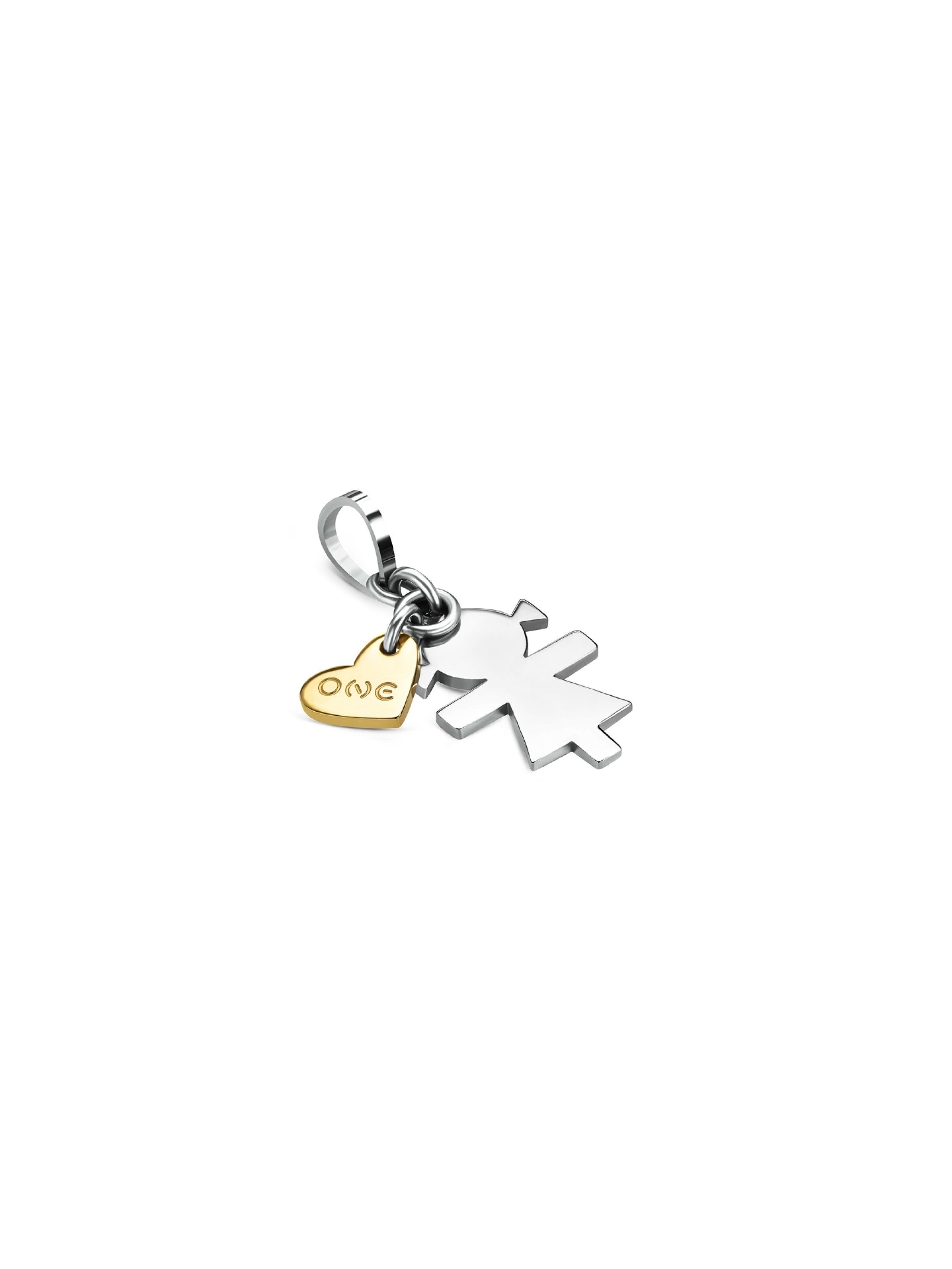 Ana Joalheiros - Charms One - Charm  One Eternal Love Girl Bicolor OJEBC758 