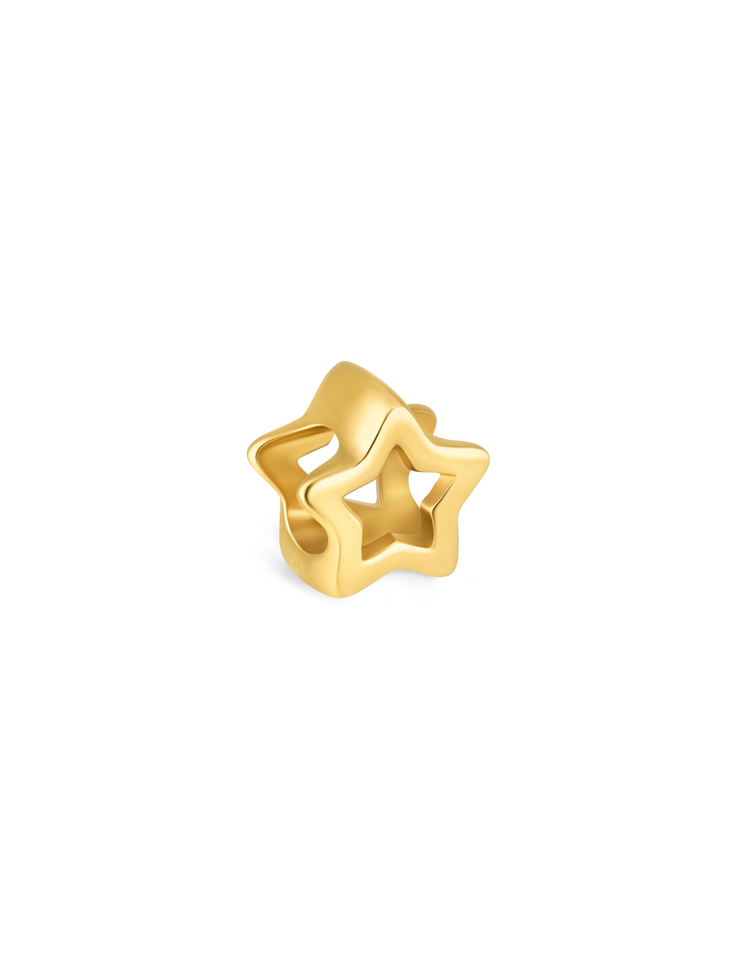 Ana Joalheiros - Peças One - Charm One Story Energy for Life Star Golden OJCS16G Estrela