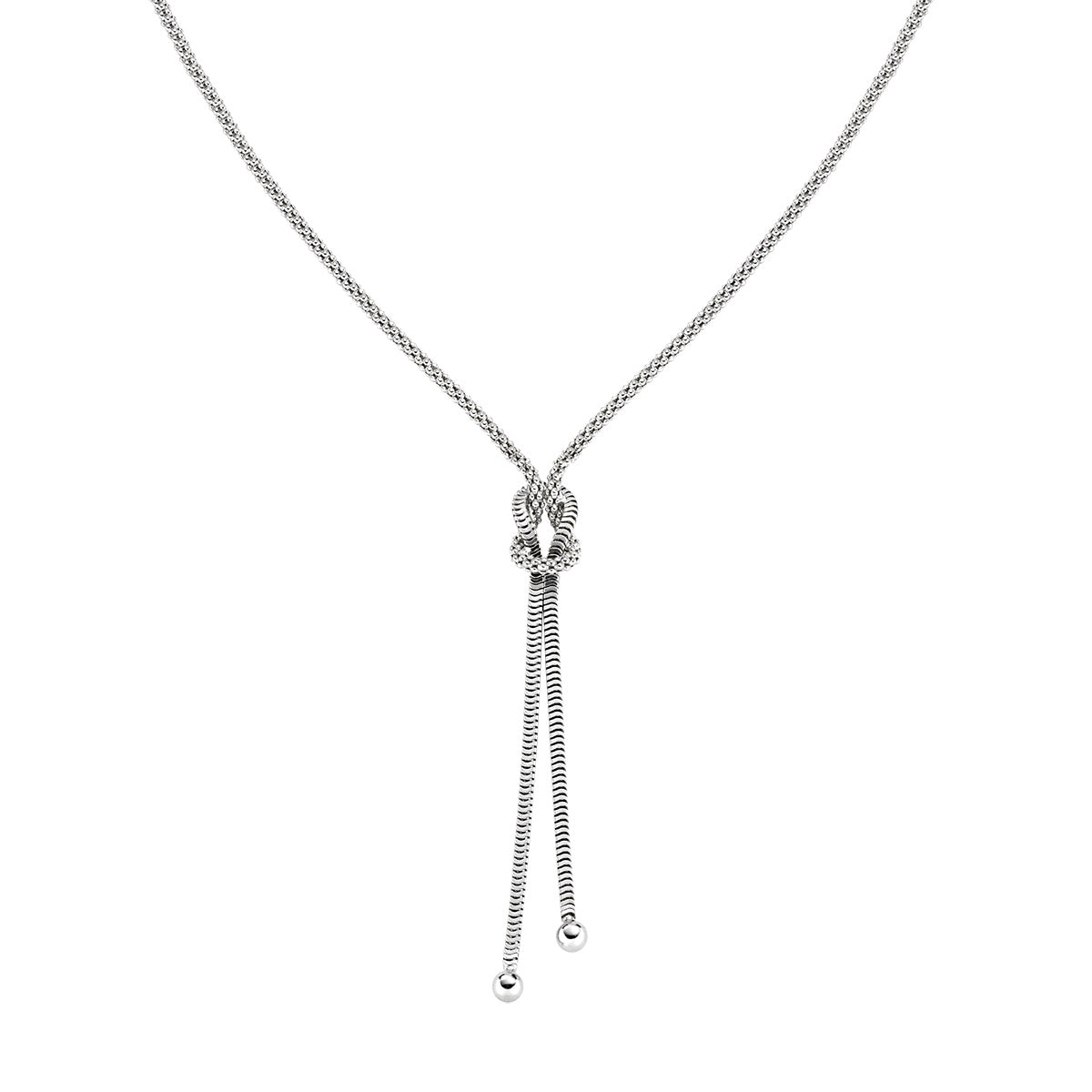Colar Amen Love Knot Prateado CLNOAMBB Ana Joalheiros