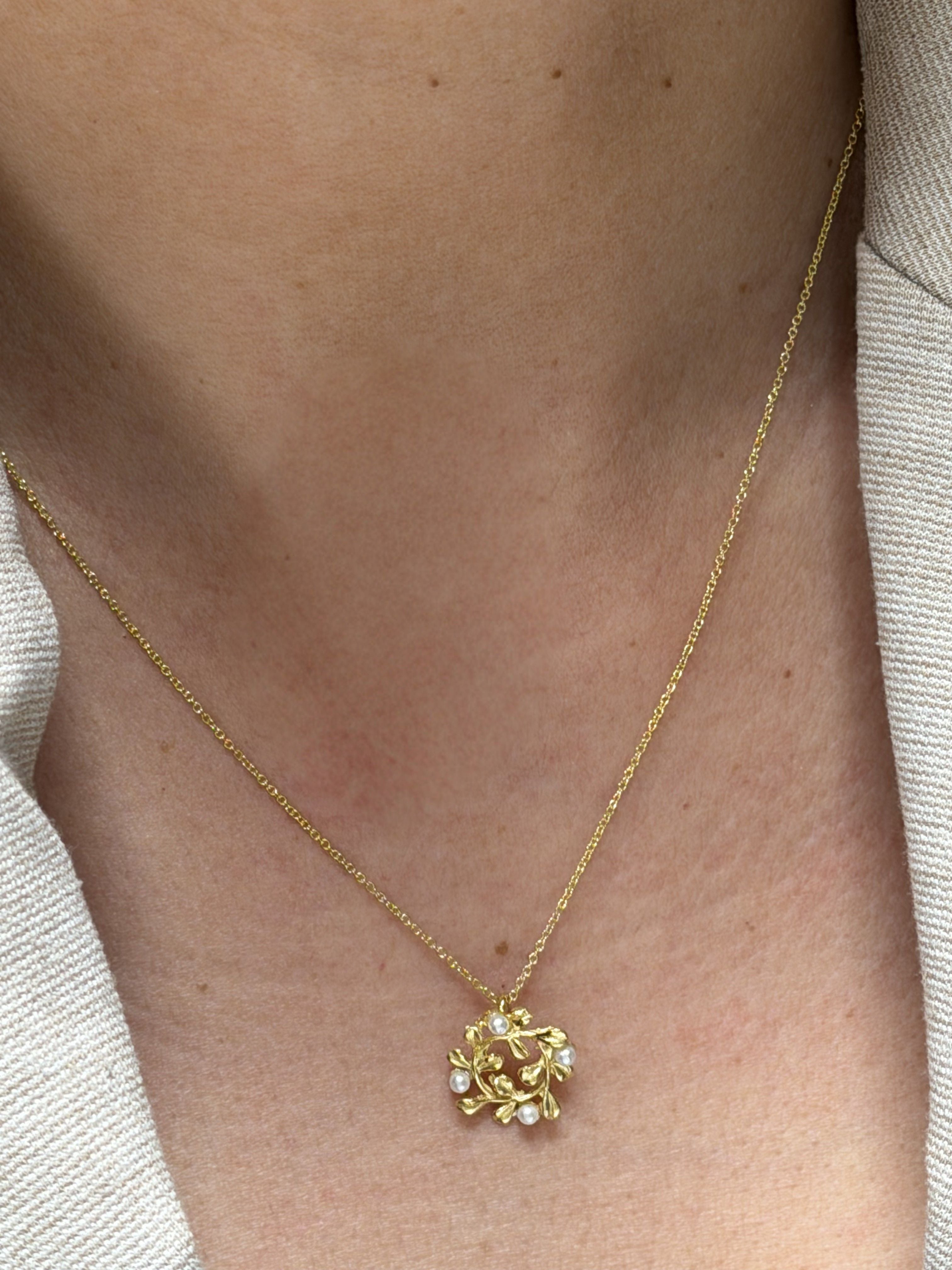 Ana Joalheiros - Colares Compridos - Colar de Pérolas Ana Joalheiros Imperial CL15448-D1 pescoço