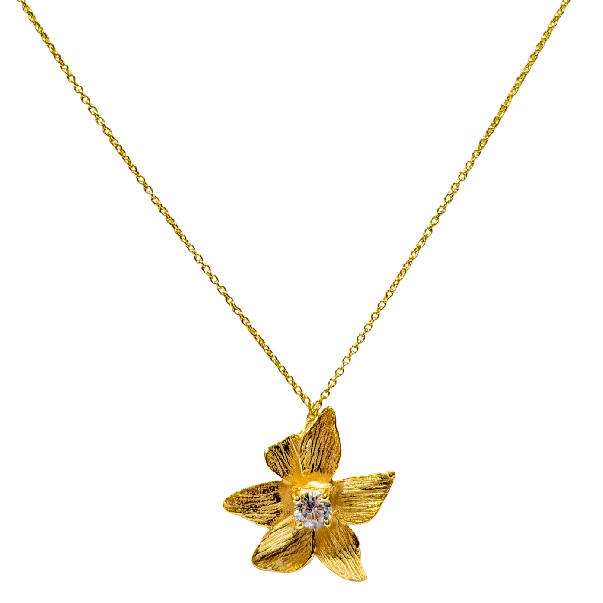 Ana Joalheiros - Colar Dourado Ana Joalheiros Jasmim CL15533-D1