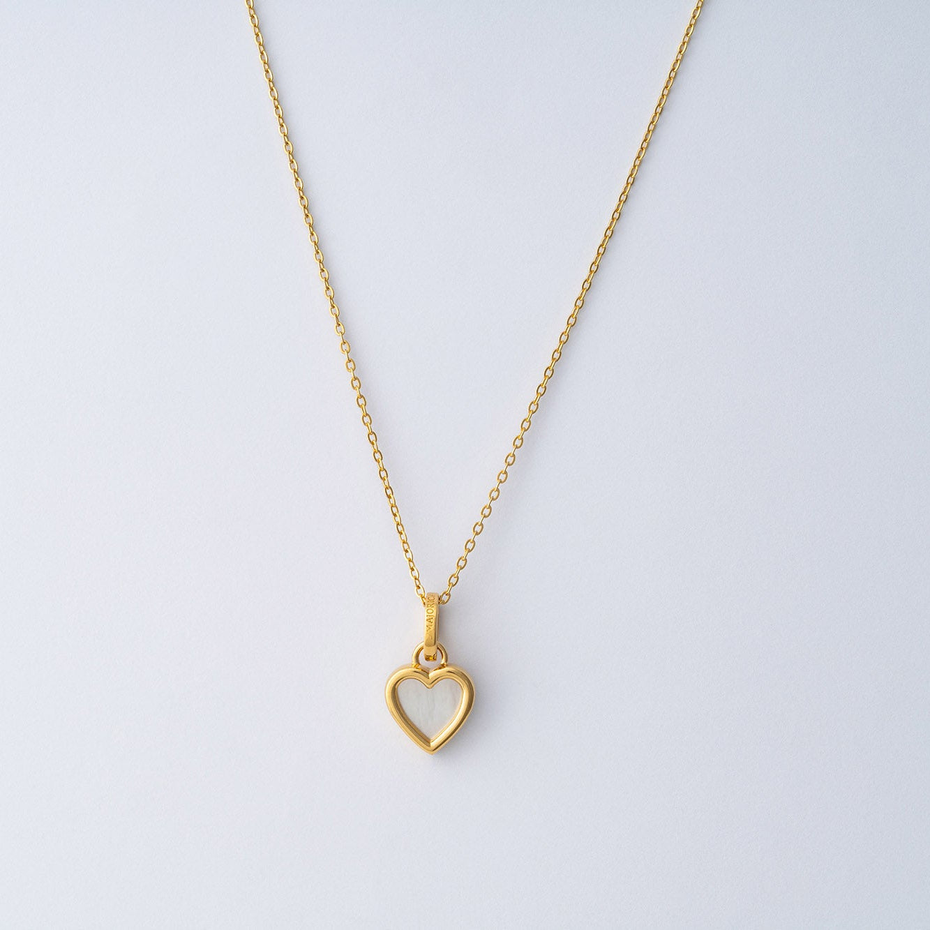 Ana Joalheiros - Colares Pérola - Colar Dourado Majorica Heart 17664.00.1.N00.000.1 