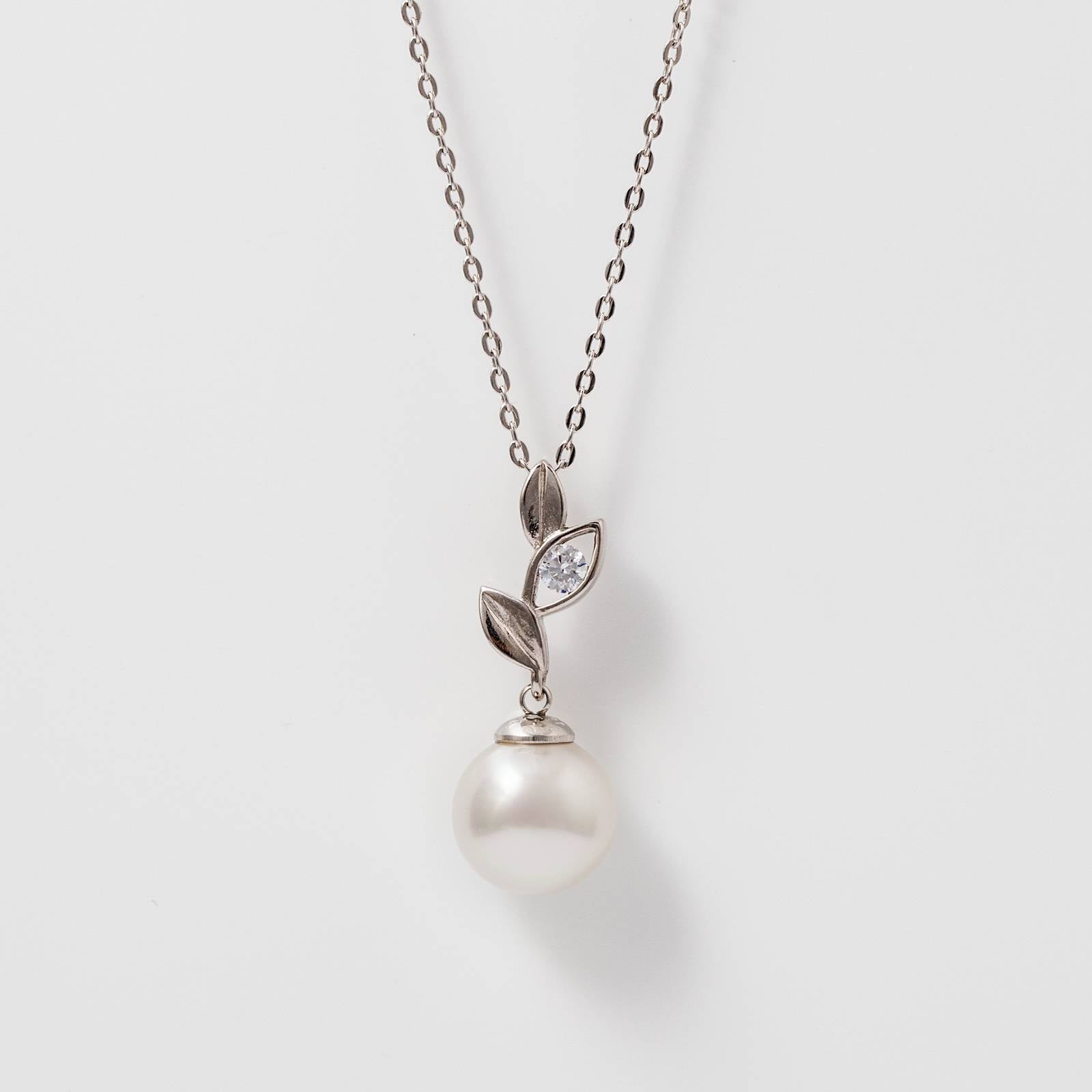 Ana Joalheiros - Colares em Prata - Colar de Pérola Majorica Tu y yo 12849.01.2.000.010.1