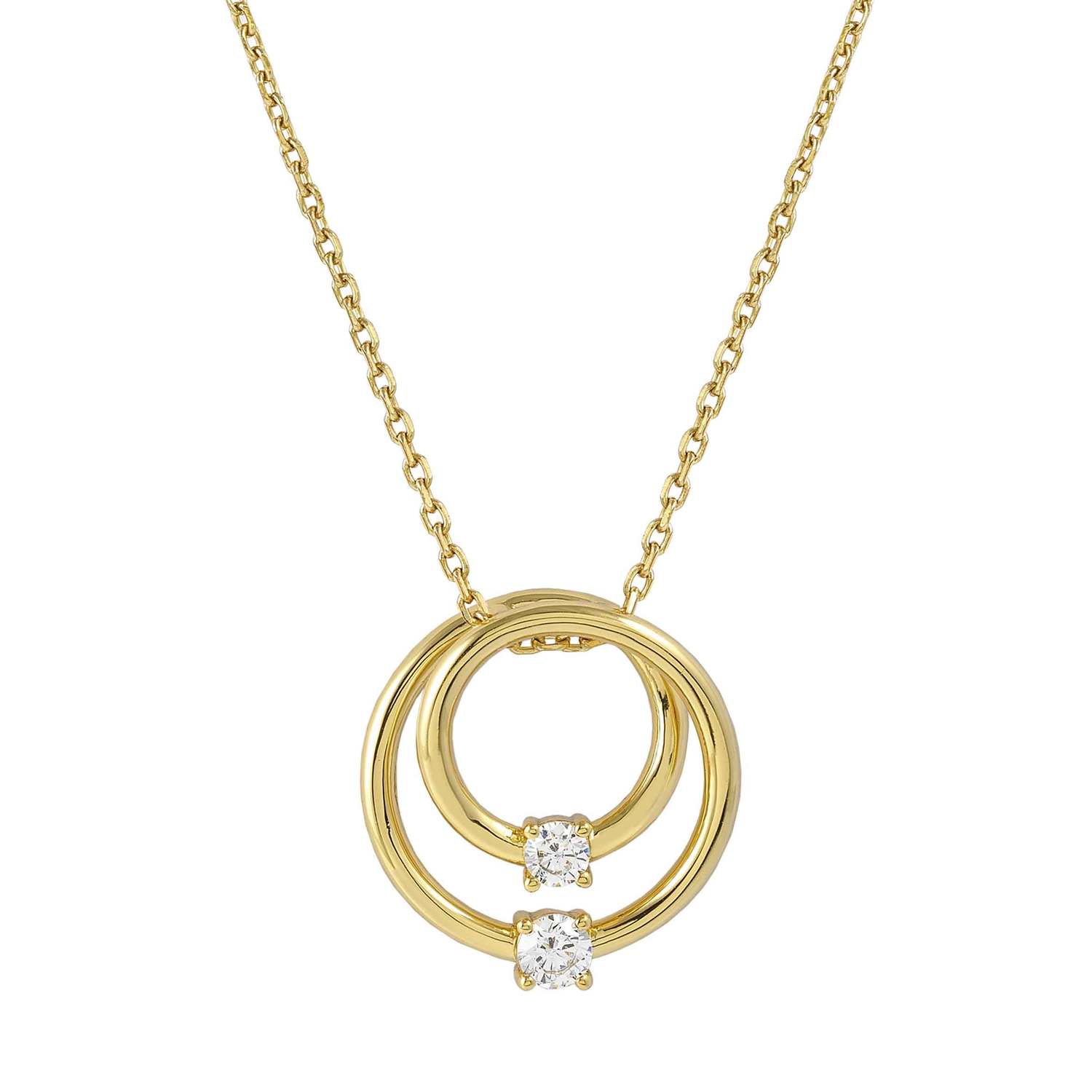 Ana Joalheiros - Colares dourados - Colar dourado prata Nomination Cosmic Love com pendente