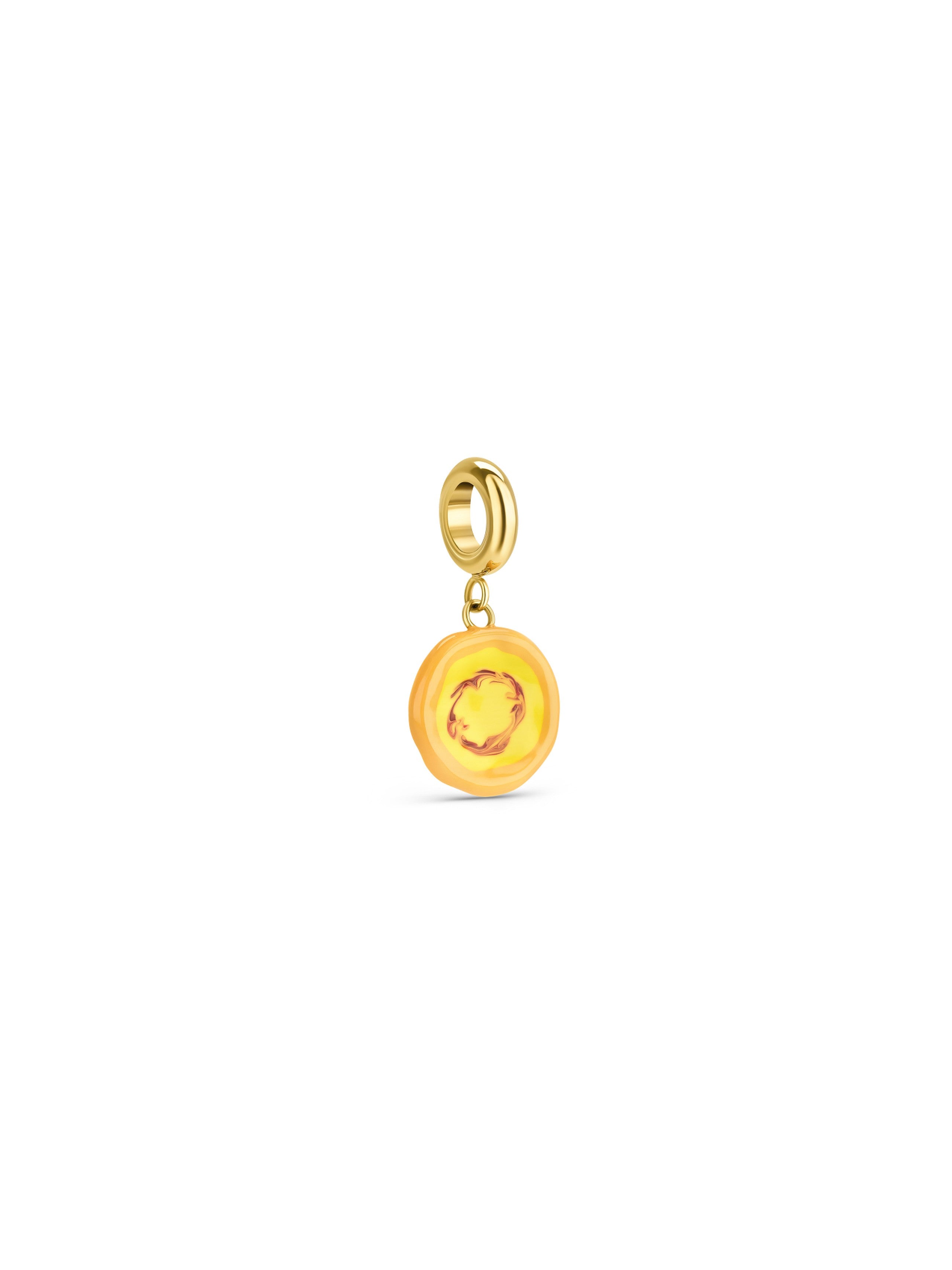 Ana Joalheiros - Colares Dourados - Colar Dourado One Energy Lisbon Nata Golden OJEBC773 Pastel de Nata