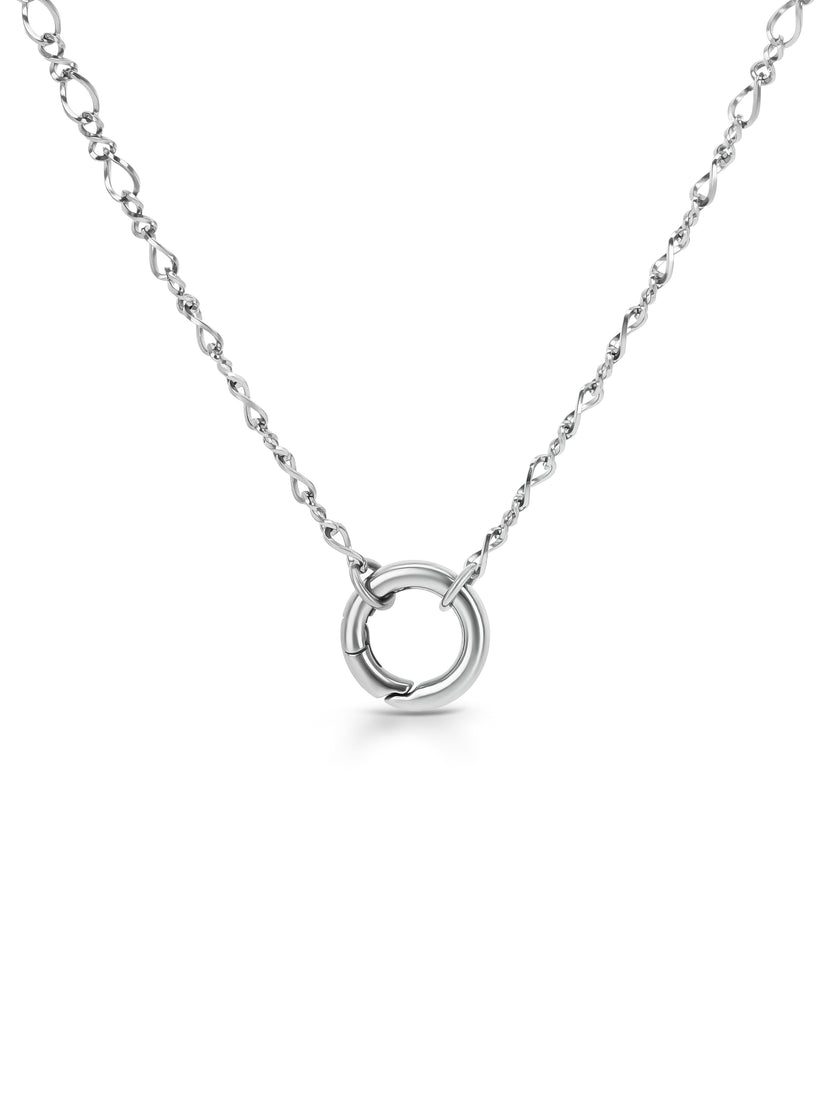 Ana Joalheiros - Colares Prateado - Colar Prateado One  Energy Master Union Silver OJNMS02 