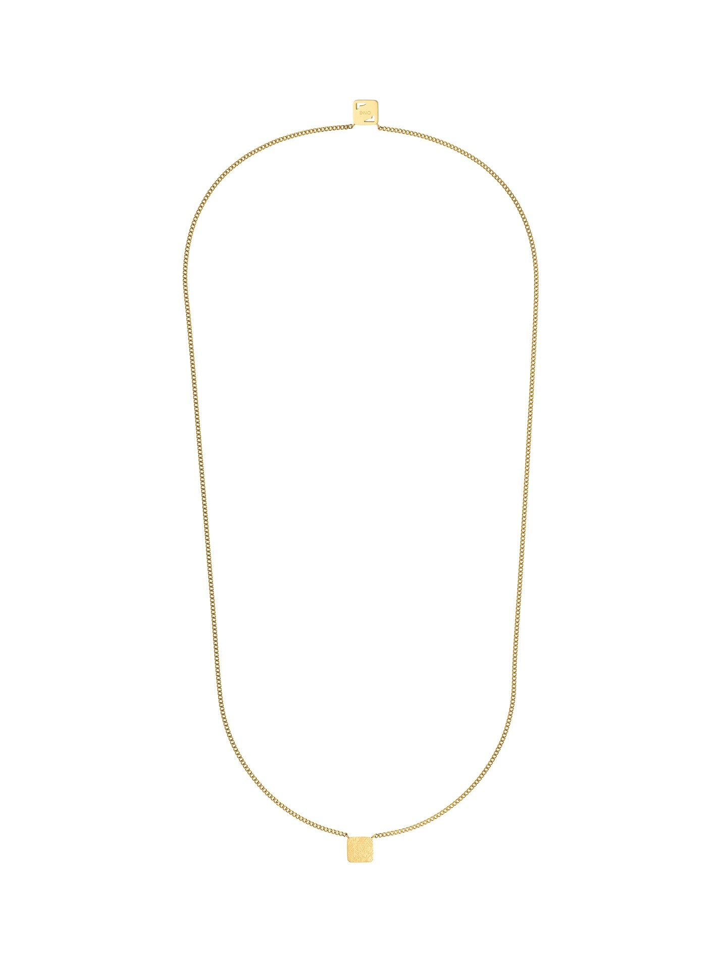 Ana Joalheiros - Colares Dourados - Colar Dourado Escapulario One Men Shield Gold OAMN5105SG