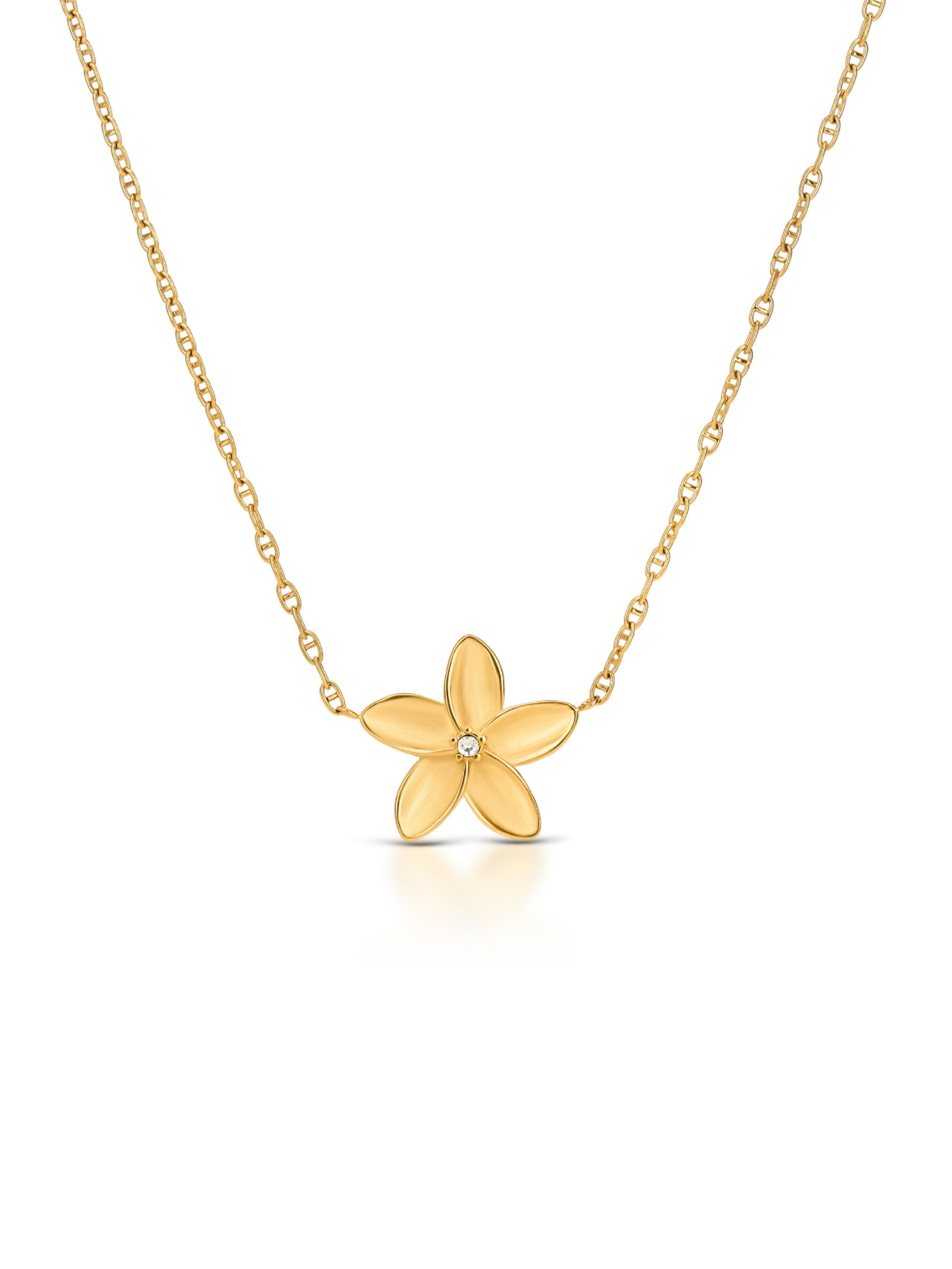 Ana Joalheiros - Colares Dourados - Colar Dourado One Fleur Gold OJPFN02G