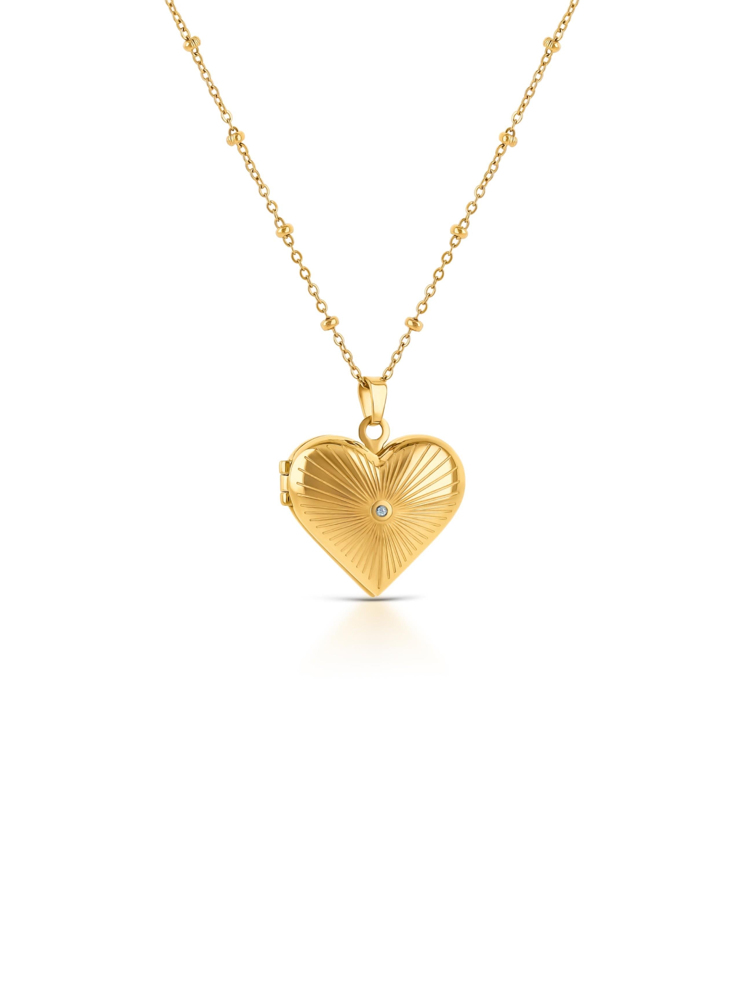 Ana Joalheiros - Colares Dourados - Colar Dourado One Heart Memories OJNN71G 