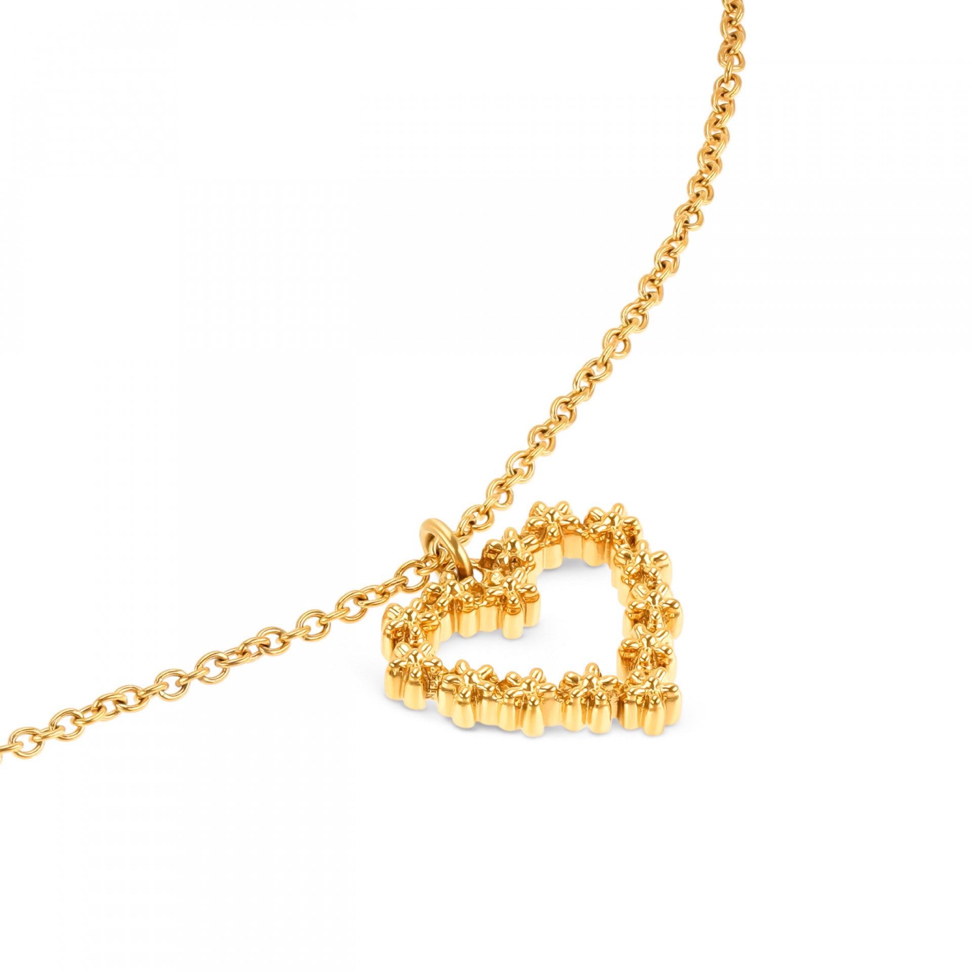 Ana Joalheiros - Colar Coração - Colar One Kind Golden OJSET09G