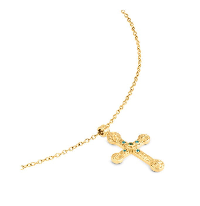 Ana Joalheiros - Colares Dourados - Colar Dourado One Neckmess Aurora Golden OJNN76G cruz