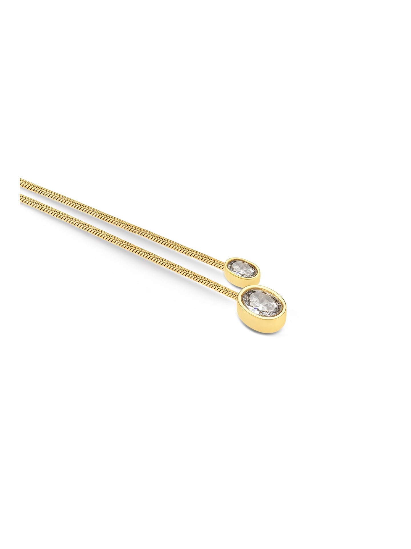 Ana Joalheiros - Colares Femininos - Colar One Senhora Elena Brilliance Long Gold OJATN06D Detalhe