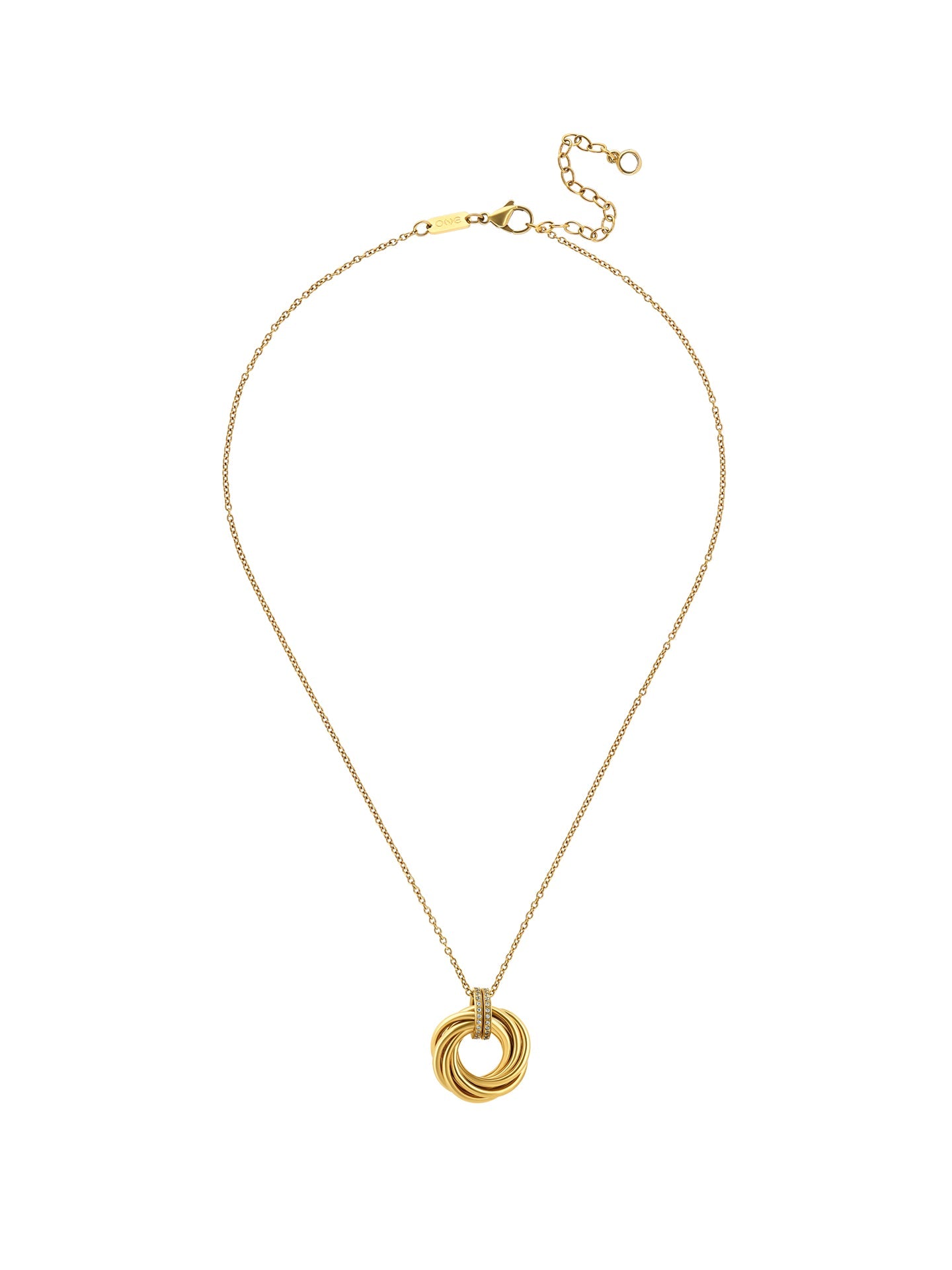 Ana Joalheiros - Colares Dourados - Colar Dourado One Senhora Neckmess Bellure Gold OJNN111G 