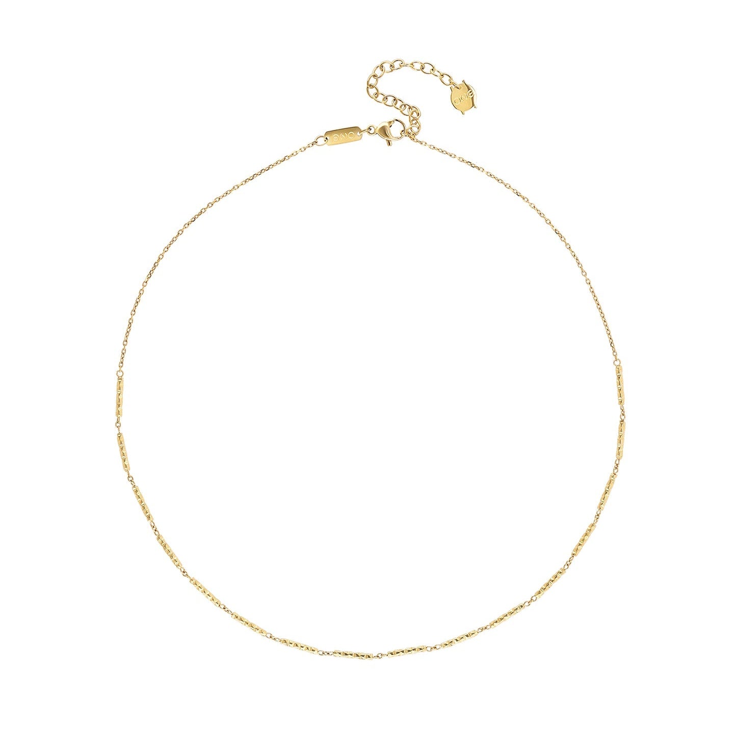 Ana Joalheiros - Colares Femininos - Colar One Senhora Neckmess Fine Gold OJNN107G Completo