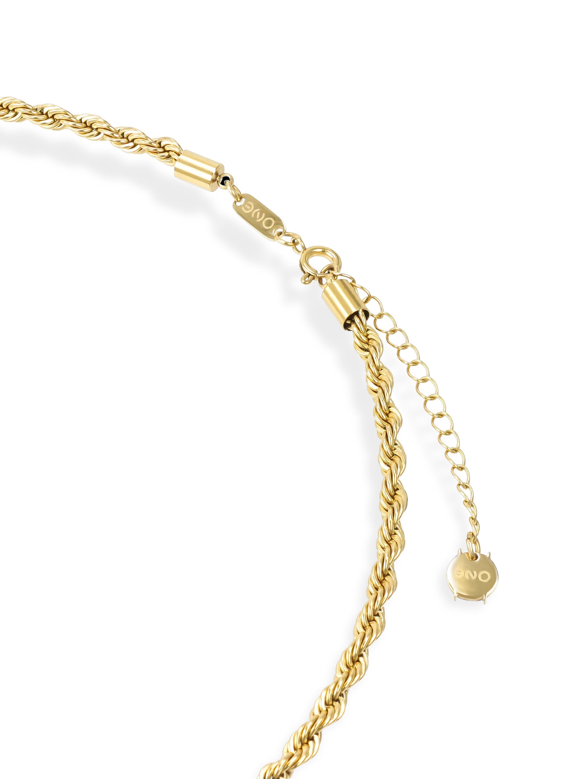 Ana Joalheiros - Colares Dourados - Colar Dourado One Twisted Betrayal OJNTB03G  Fecho