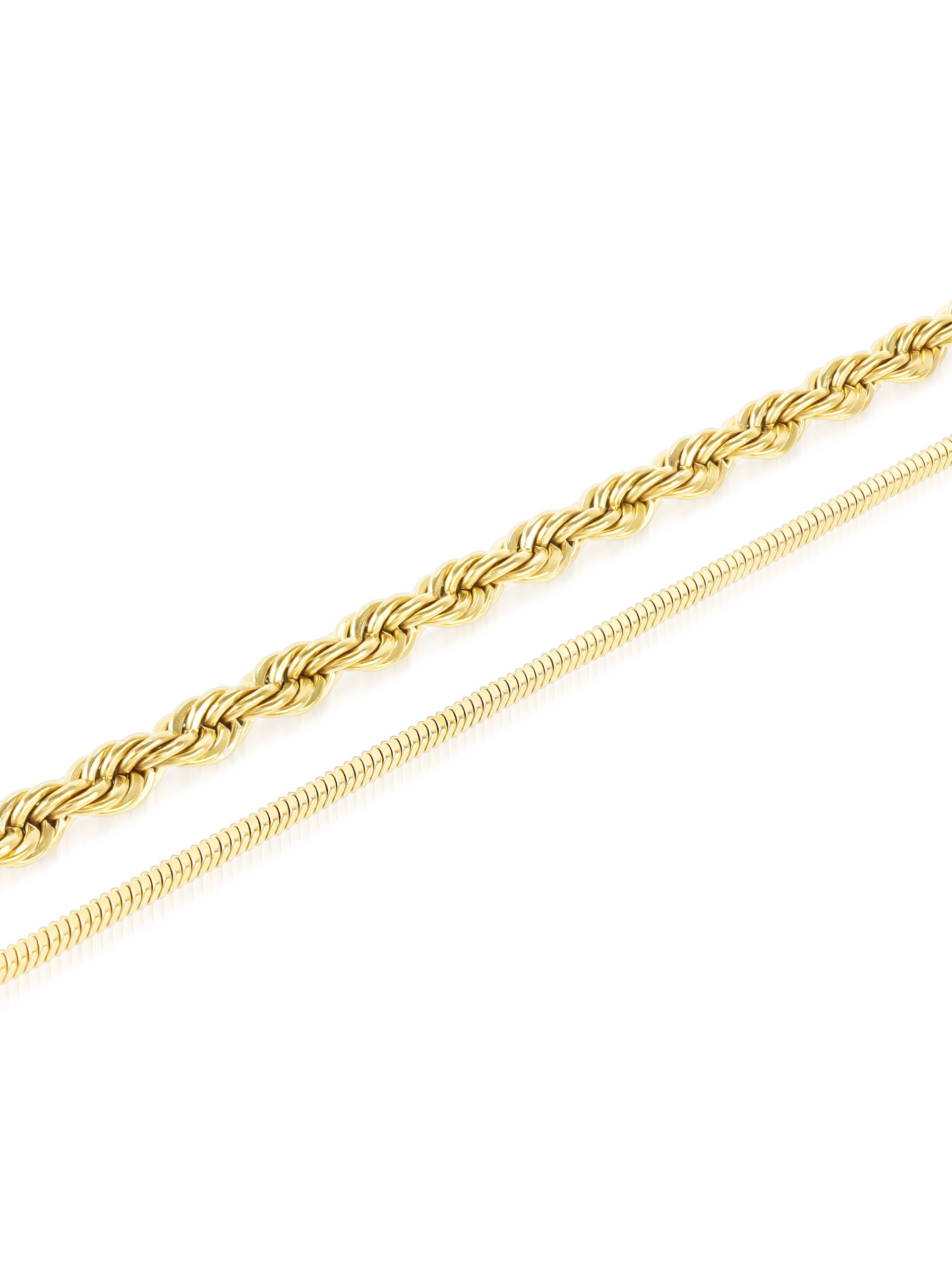 Ana Joalheiros - Colares Dourados - Colar Dourado One Twisted Betrayal OJNTB03G 