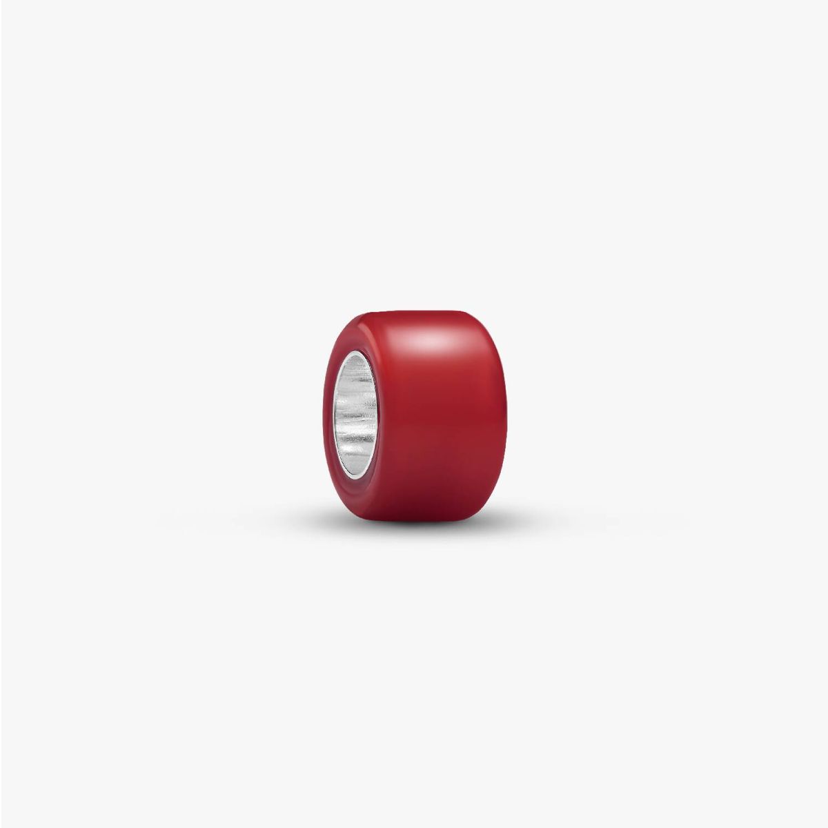 Ana Joalheiros - Peças Pandora - Conta Mini Pandora Vidro Murano Vermelho 794773C06 Lateral
