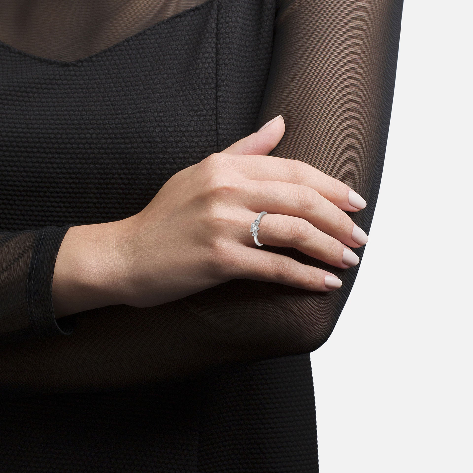 Detalhe Anel Unike Zirconias