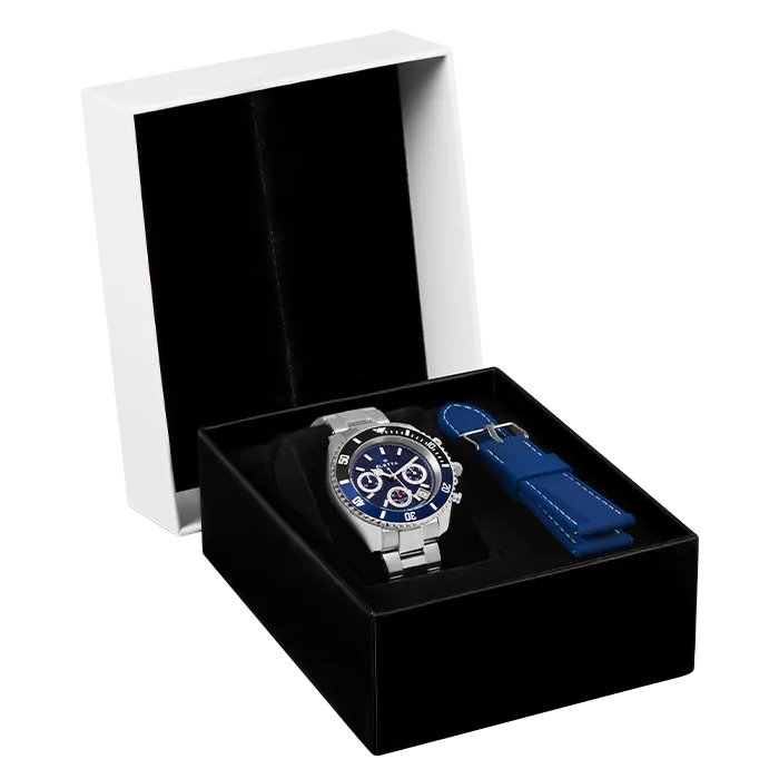 Relógio Eletta Chrono azul