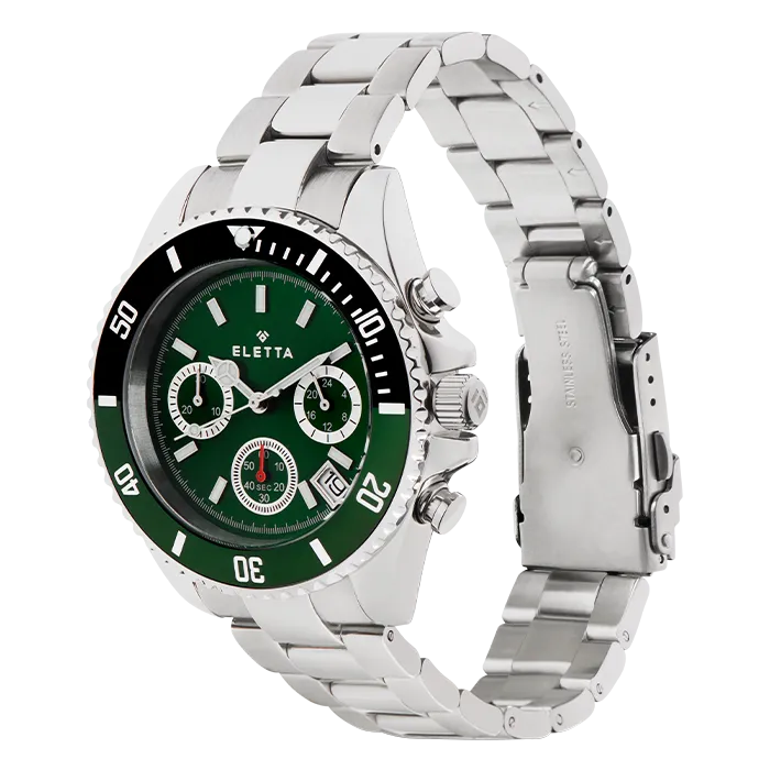 Relógio Eletta Chrono Verde
