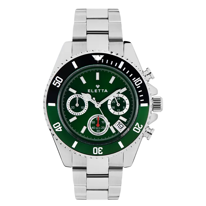 Relógio Eletta Chrono Verde