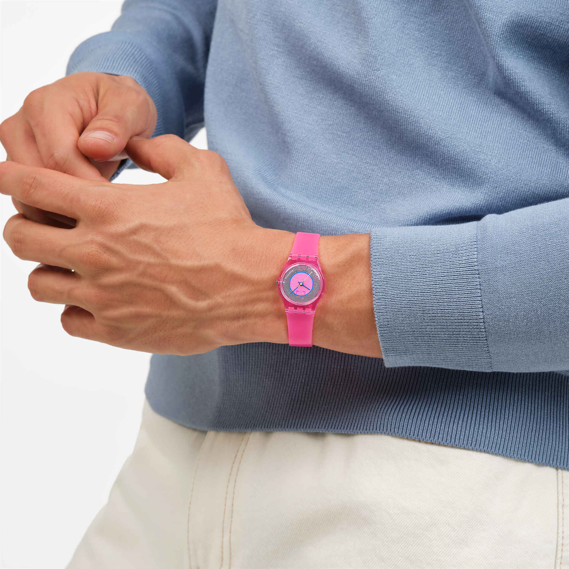 Relógio Swatch PRISMATICALLY PINK