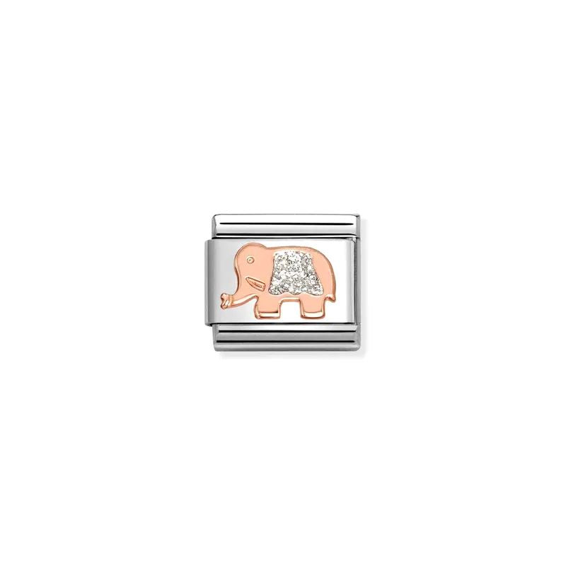 Ana Joalheiros - Peças Nomination - Link Nomination Elefante Glitter 430205/36 Elefante