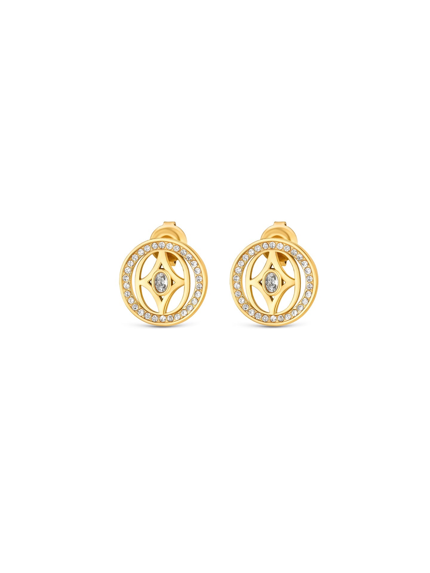 Brincos One Senhora Elena Brilliance Gold