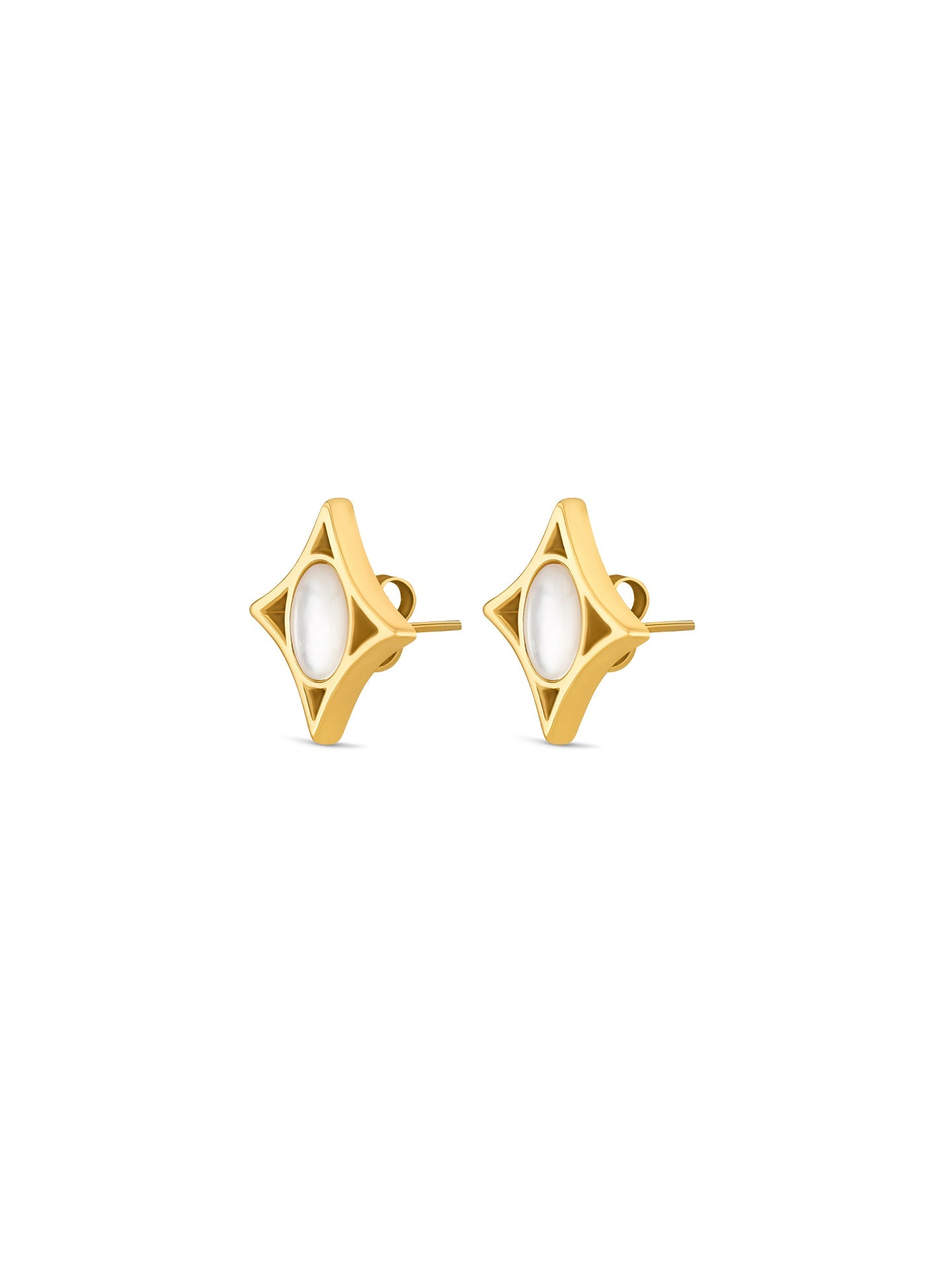 Brincos One Senhora Margot Falling Leaves Gold
