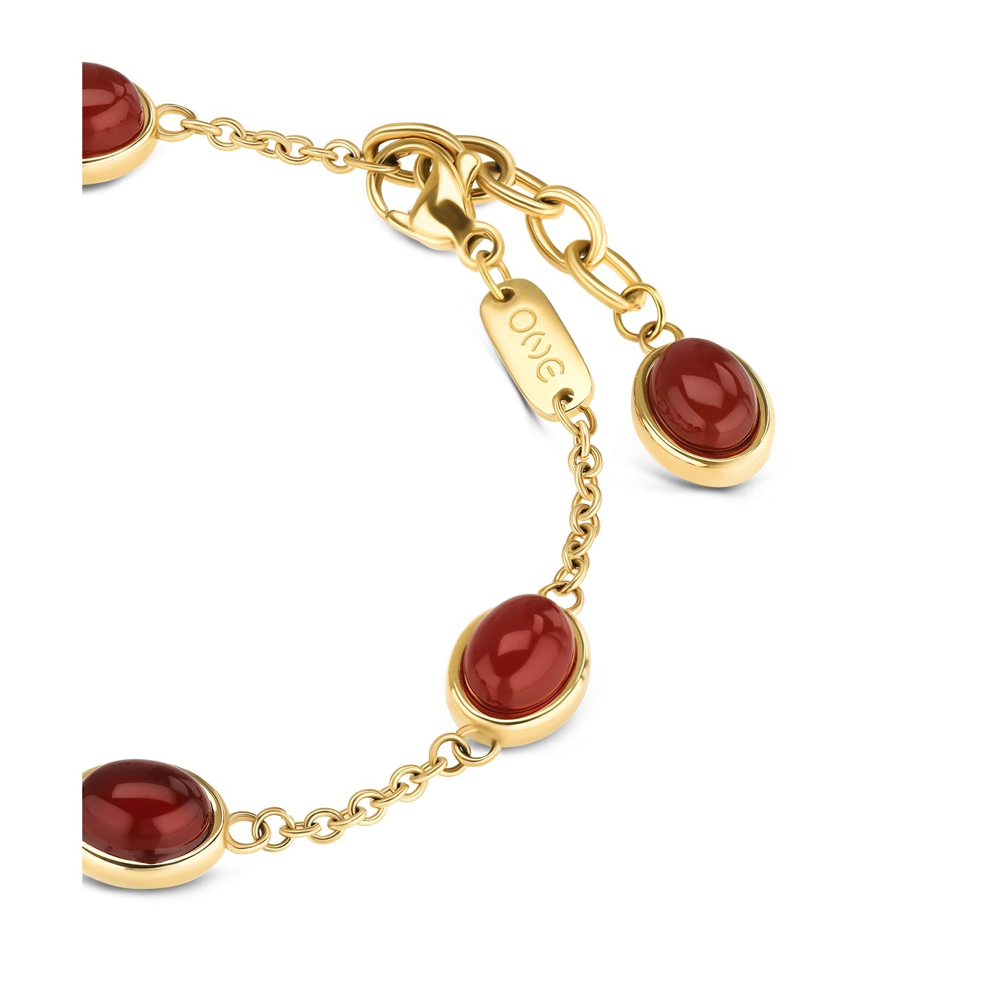 Pulseira One Salina Oval Warm Red