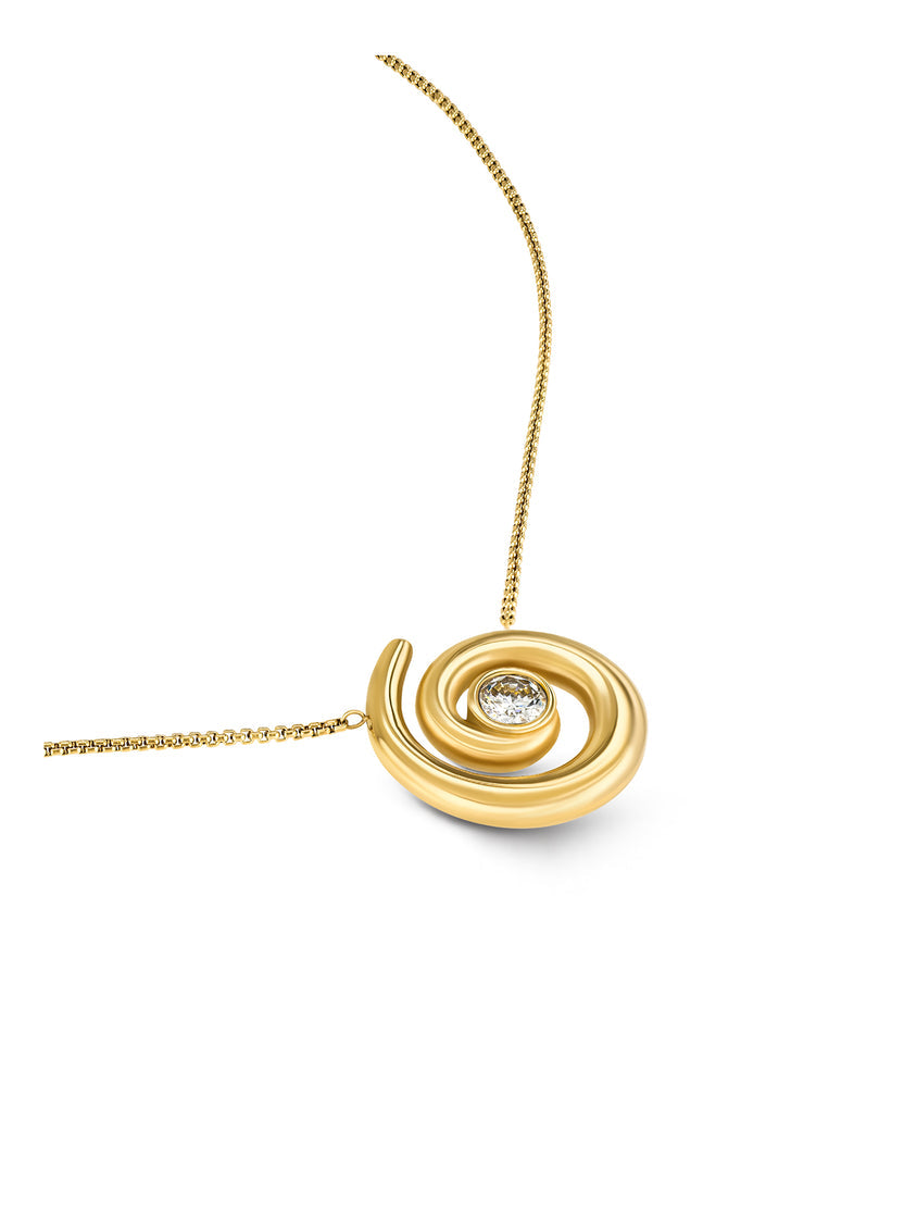 Colar One Senhora Chess Spiral Gold