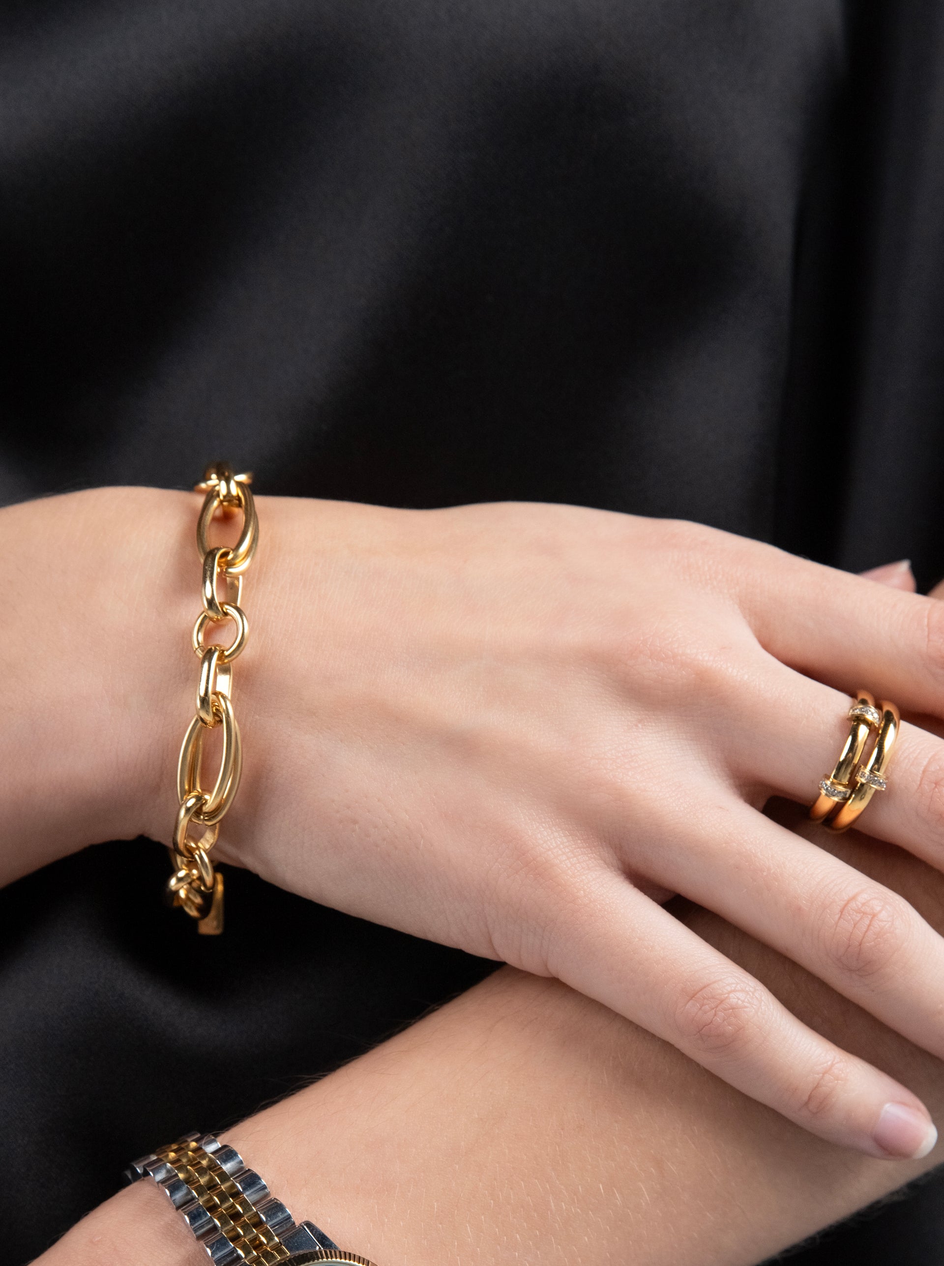 Pulseira One Luminous Solid Golden