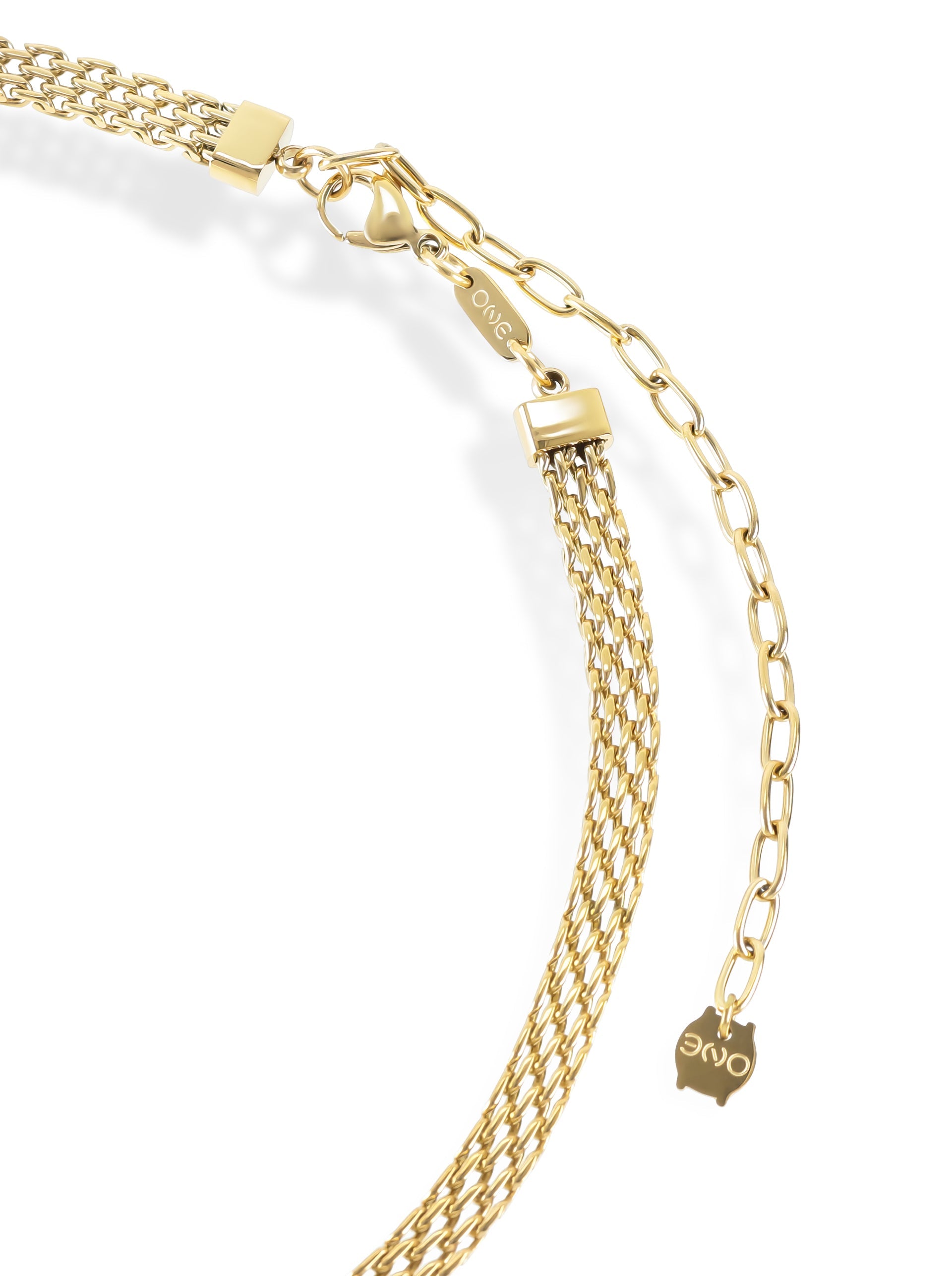 Colar One Neckmess Charming Golden
