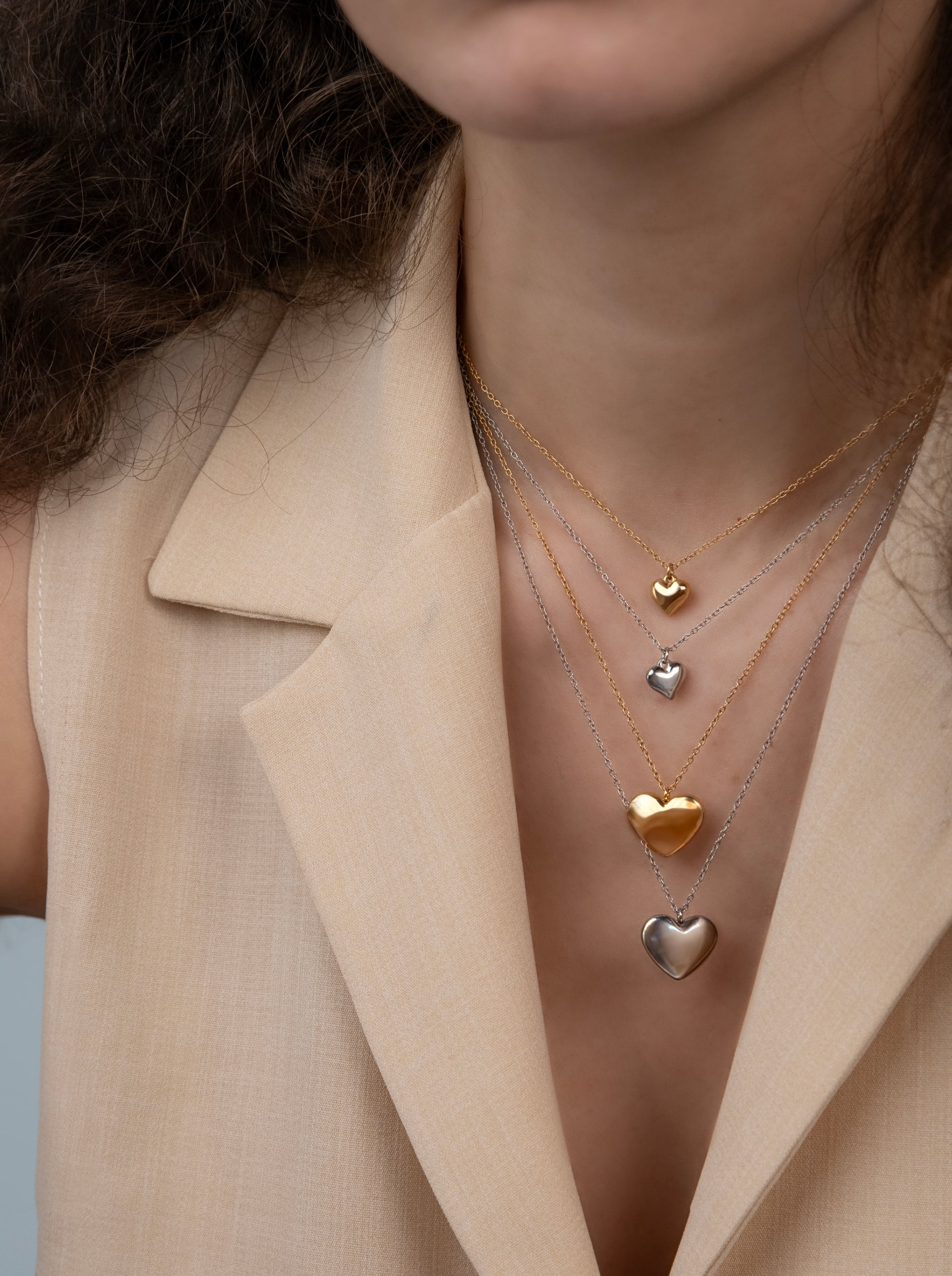 Colar One Neckmess Heart