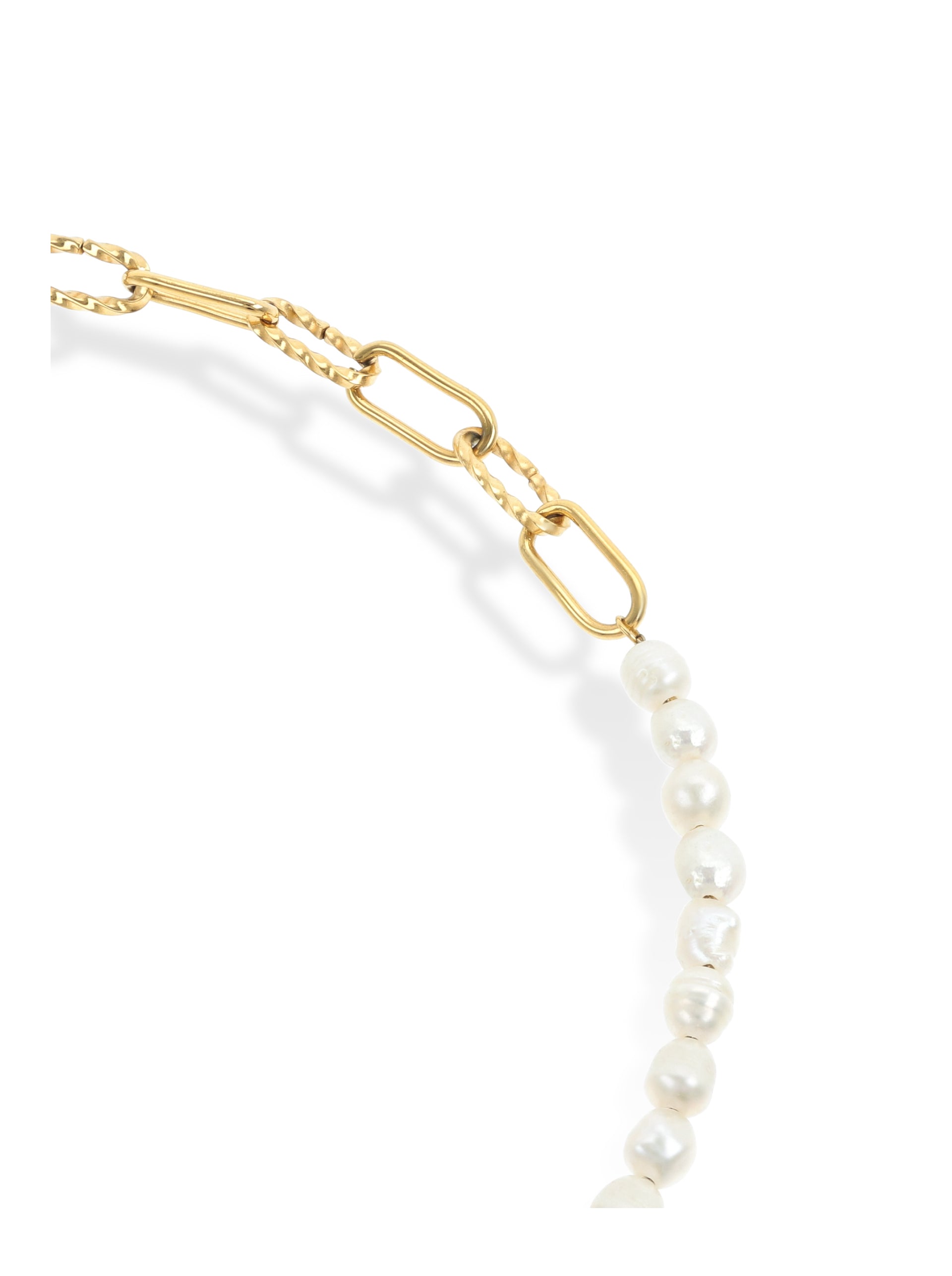 Colar One Neckmess Pearly Gold