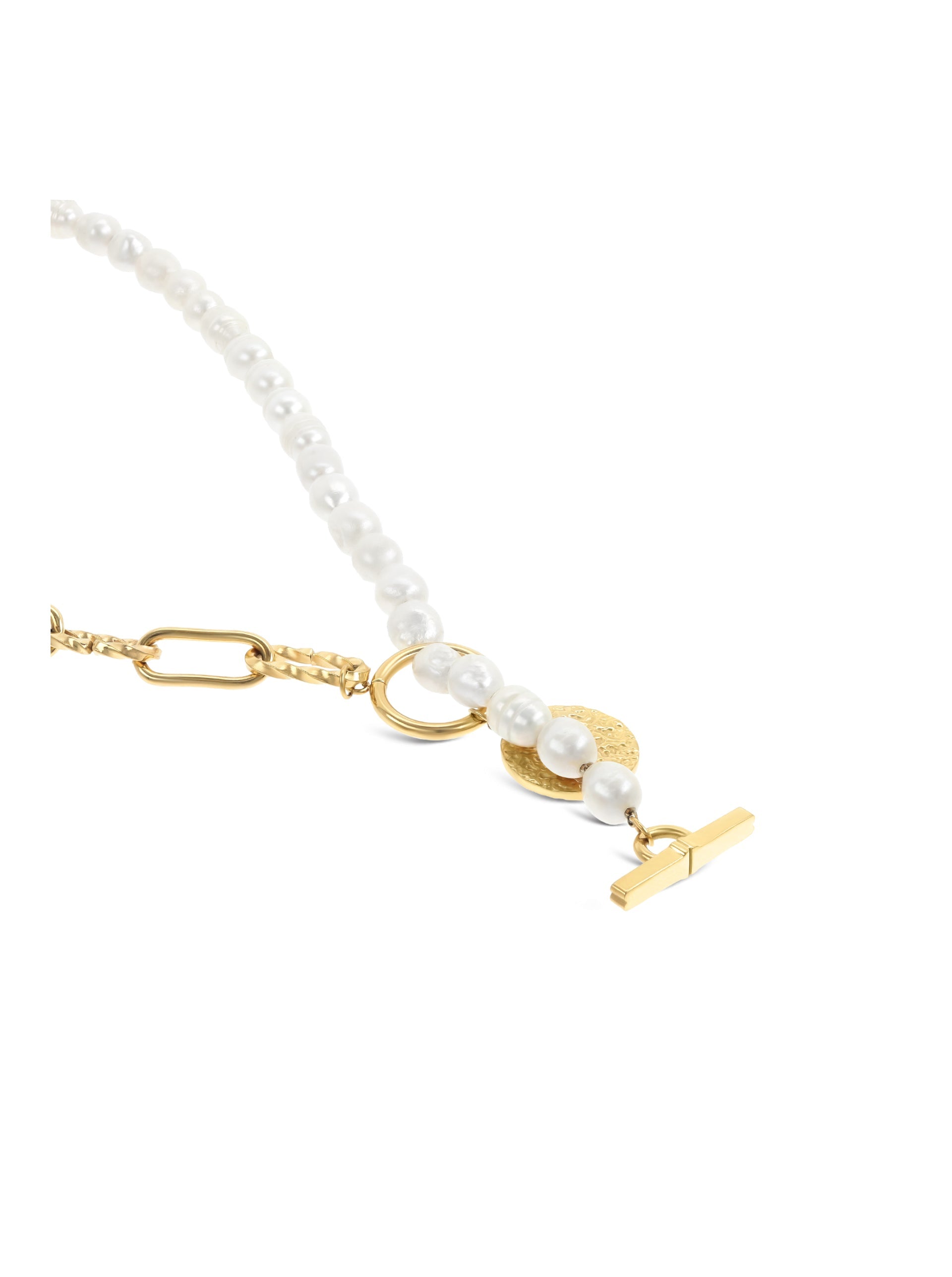 Colar One Neckmess Pearly Gold