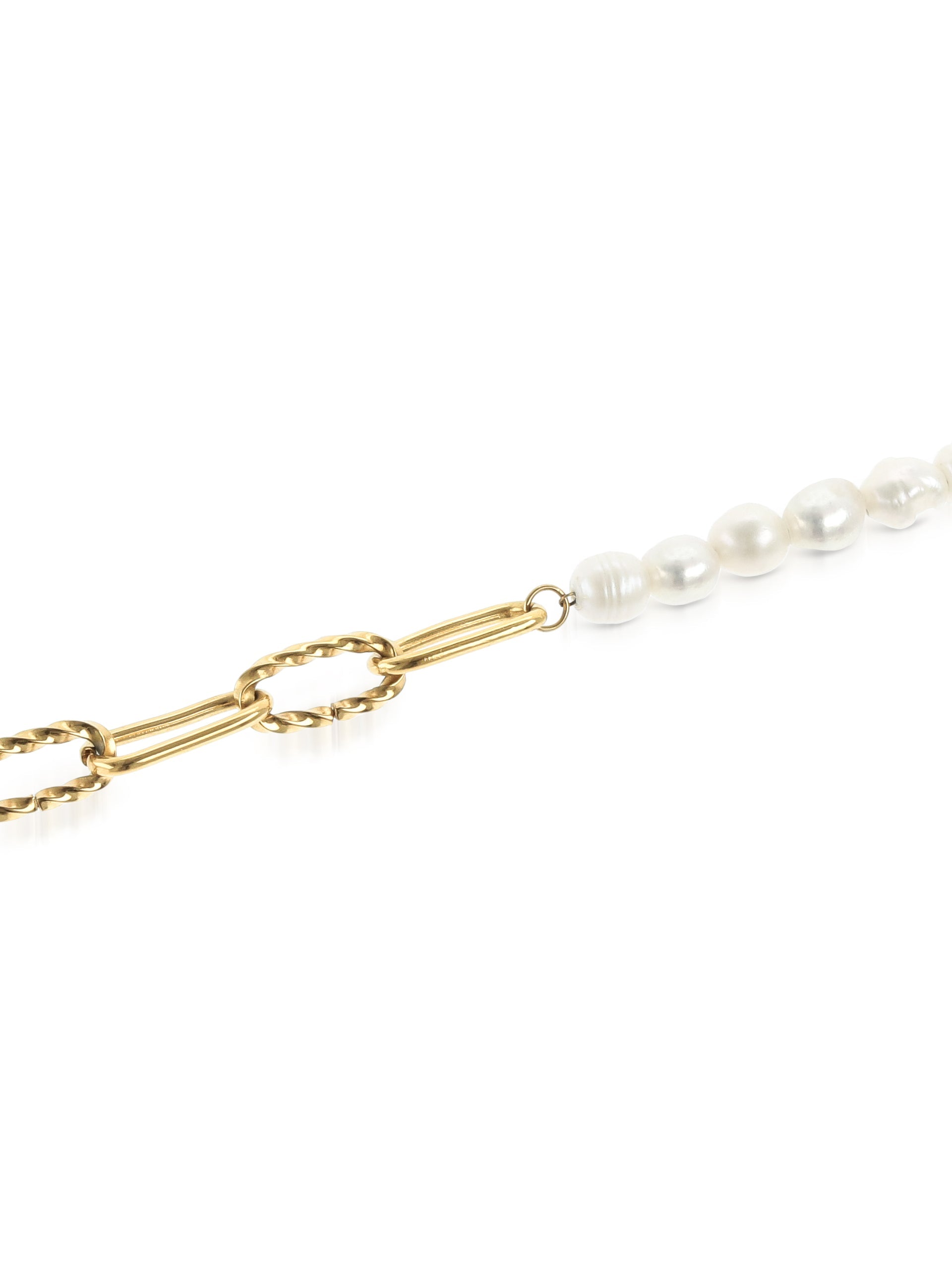 Colar One Neckmess Pearly Gold