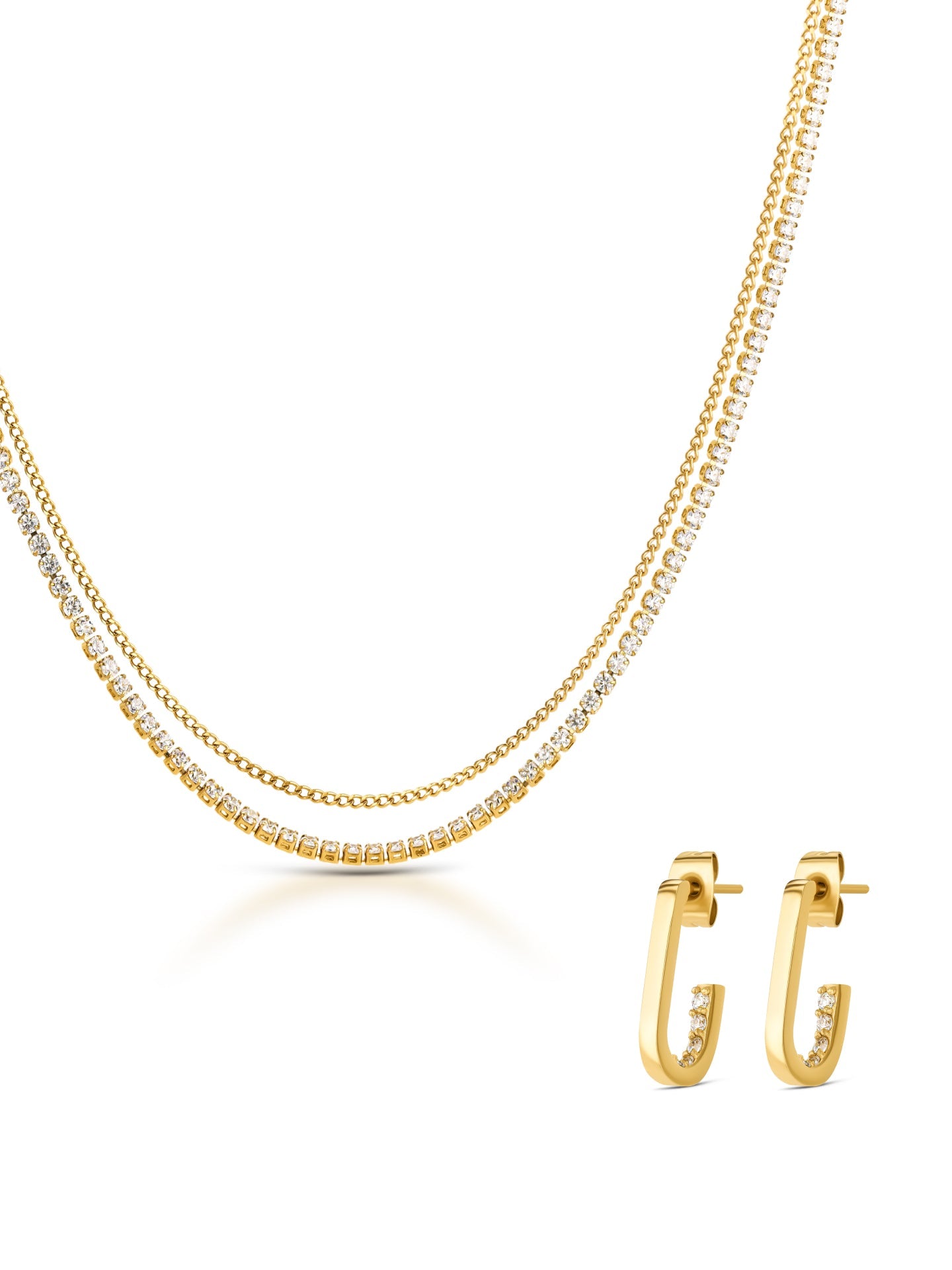 Set Colares & Brincos One Golden Treasures