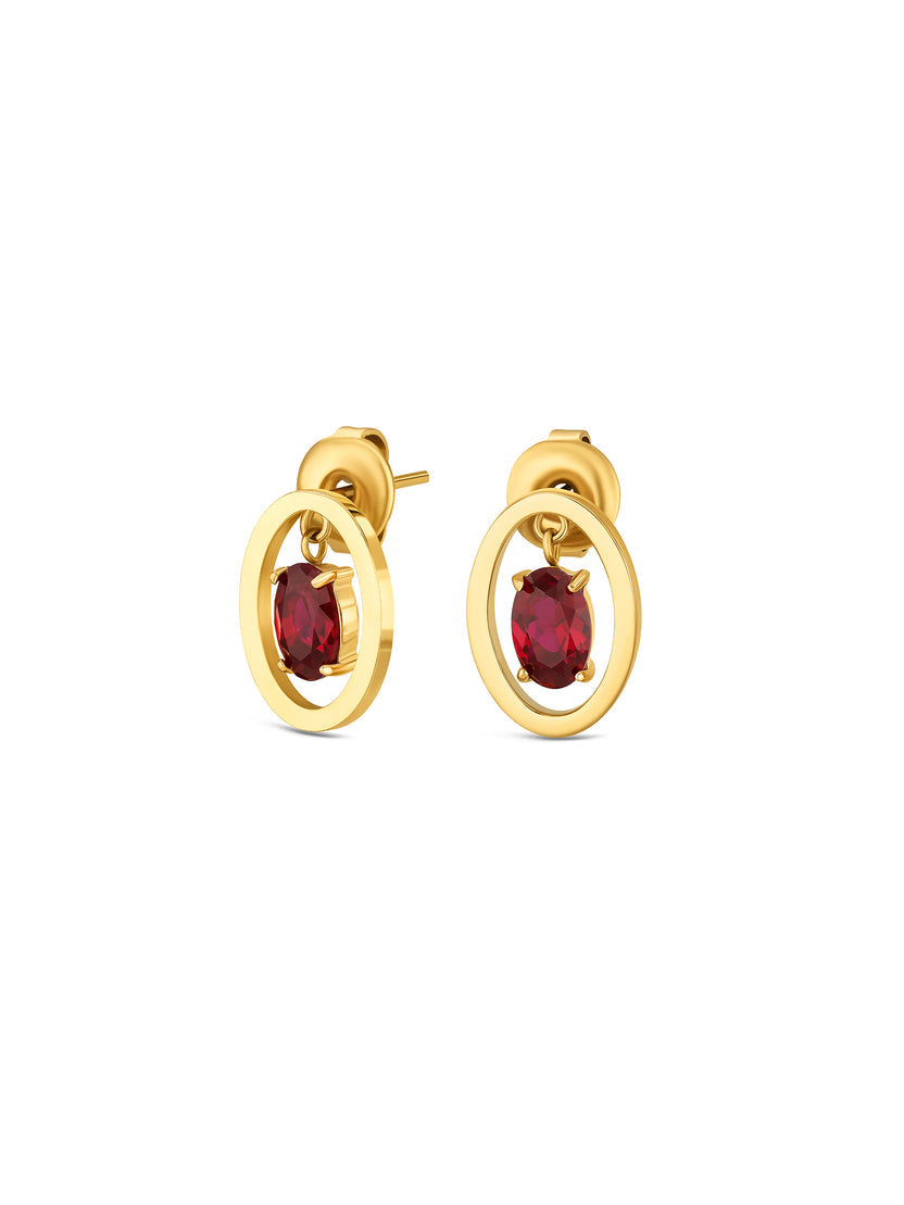 Set Colar & Brincos One Birthstone July