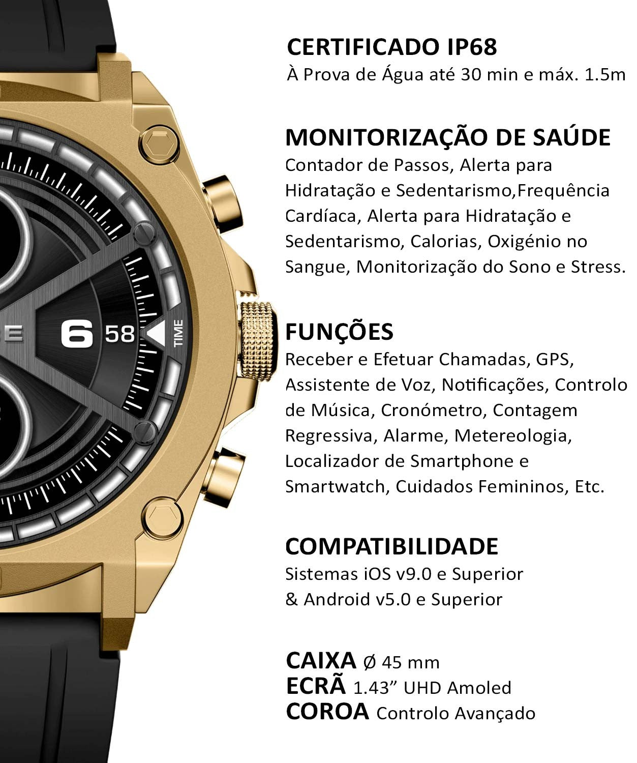 Smartwatch Police MY. Avatar - Ana Joalheiros