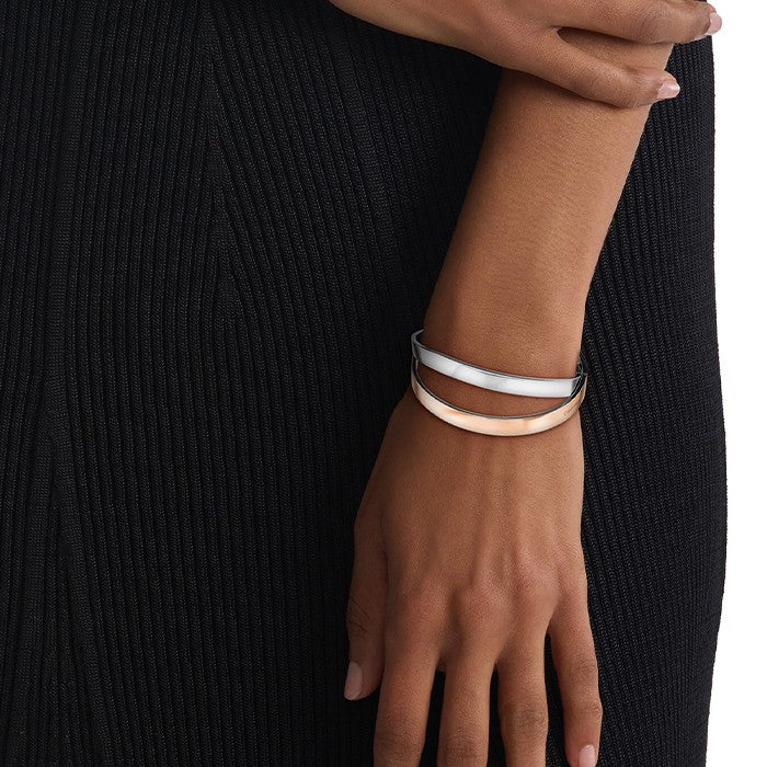 Ana Joalheiros - Pulseiras Calvin Klein - Pulseira Calvin Klein Elliptical  35000851 pulso