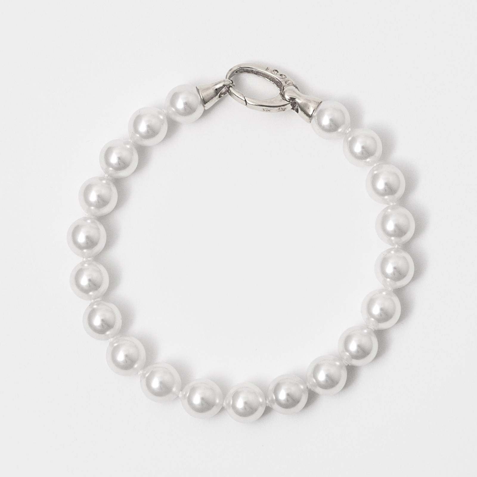 Ana Joalheiros - Pulseiras Prata - Pulseira de pérola Majorica  Clássico 09864.01.2.021.010.1