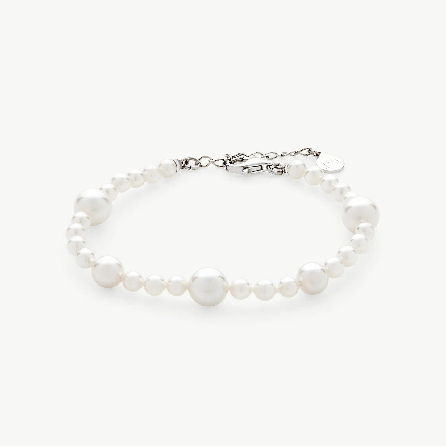 Ana Joalheiros - Pulseiras Prata - Pulseira de pérola Majorica Essence 18142.01.2.B17.531.1 123456