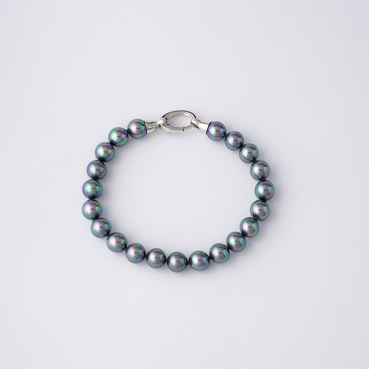 Ana Joalheiros - Pulseiras Prata - Pulseira de pérola Majorica Lyra 09864.03.2.B19.021.1