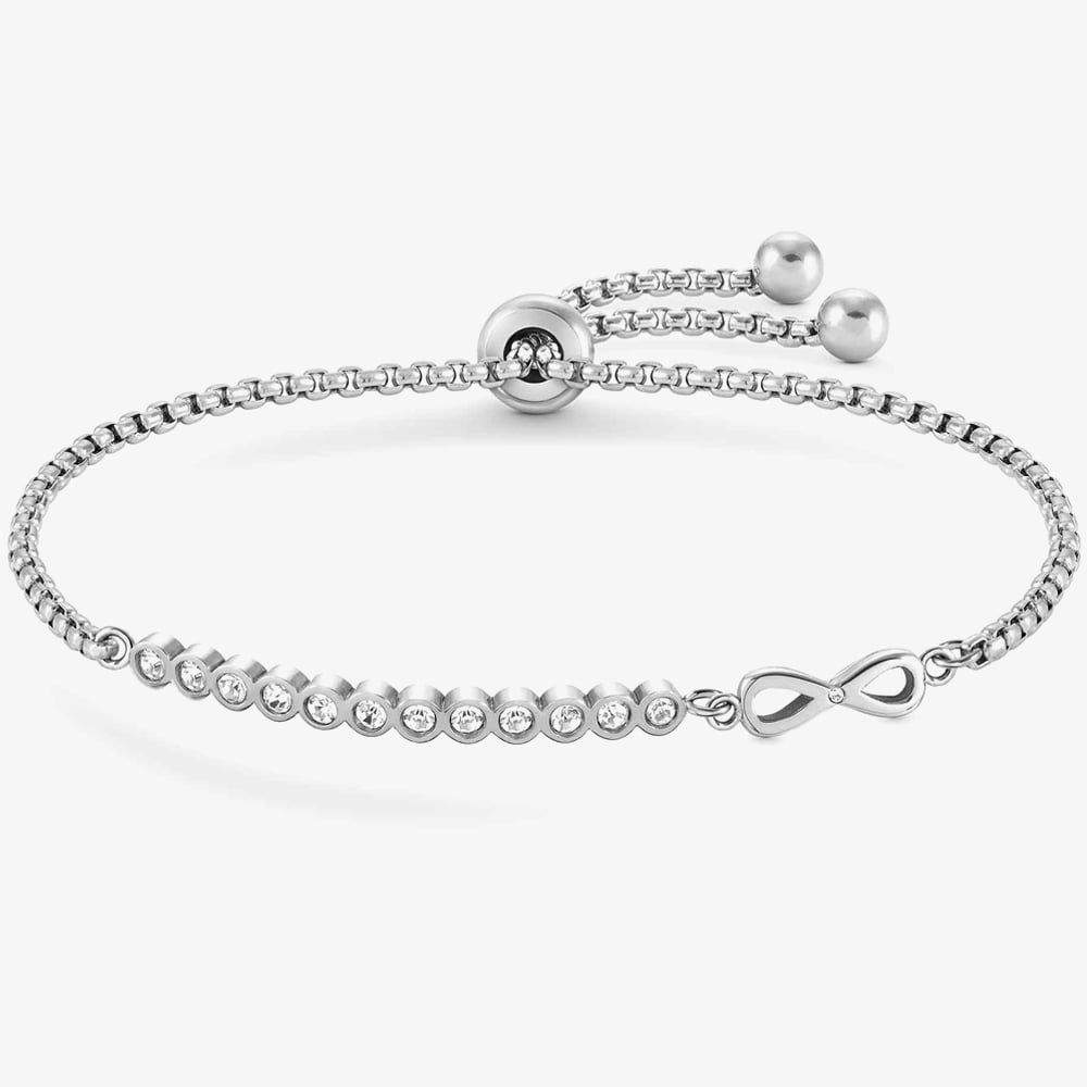 Ana Joalheiros - Nomination pulseiras - Pulseira aço inoxidavel com infinito Milleluci