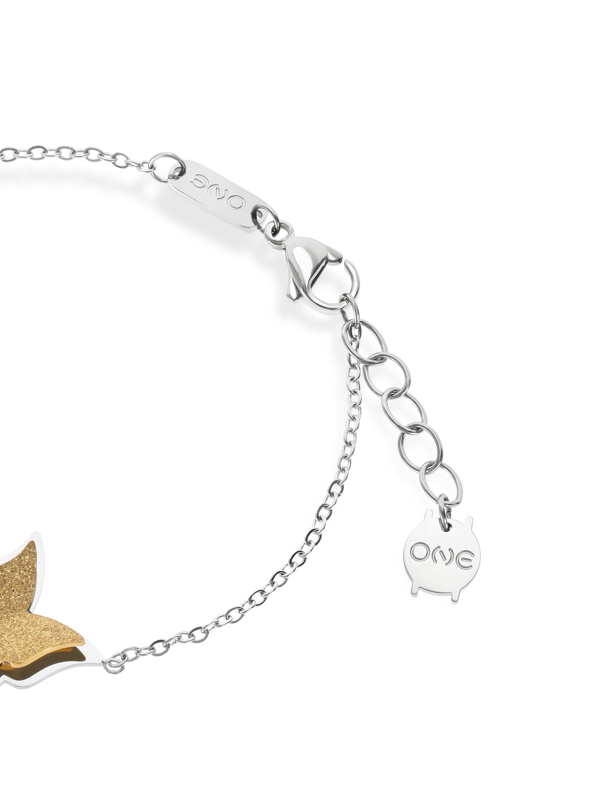Ana Joalheiros - Pulseiras One - Pulseira One Butterfly Bicolor OJBB01SG 