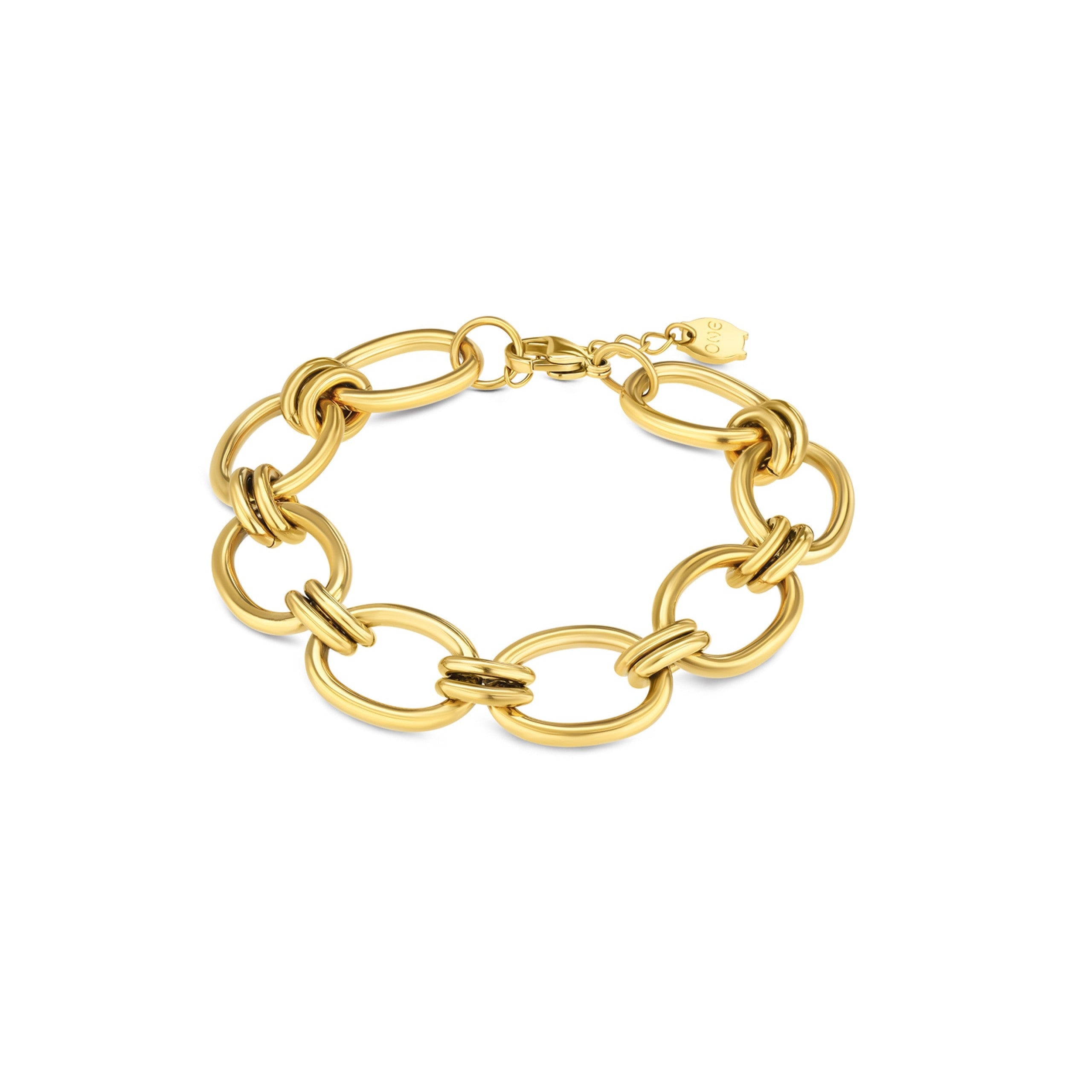 Ana Joalheiros - Pulseiras One - Pulseira One Connection Golden OJBA45G 