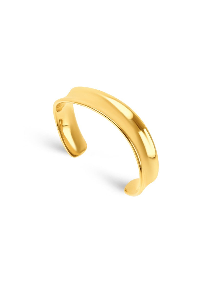 Ana Joalheiros - Pulseiras Douradas - Pulseira One Contour Golden OJBA21G 