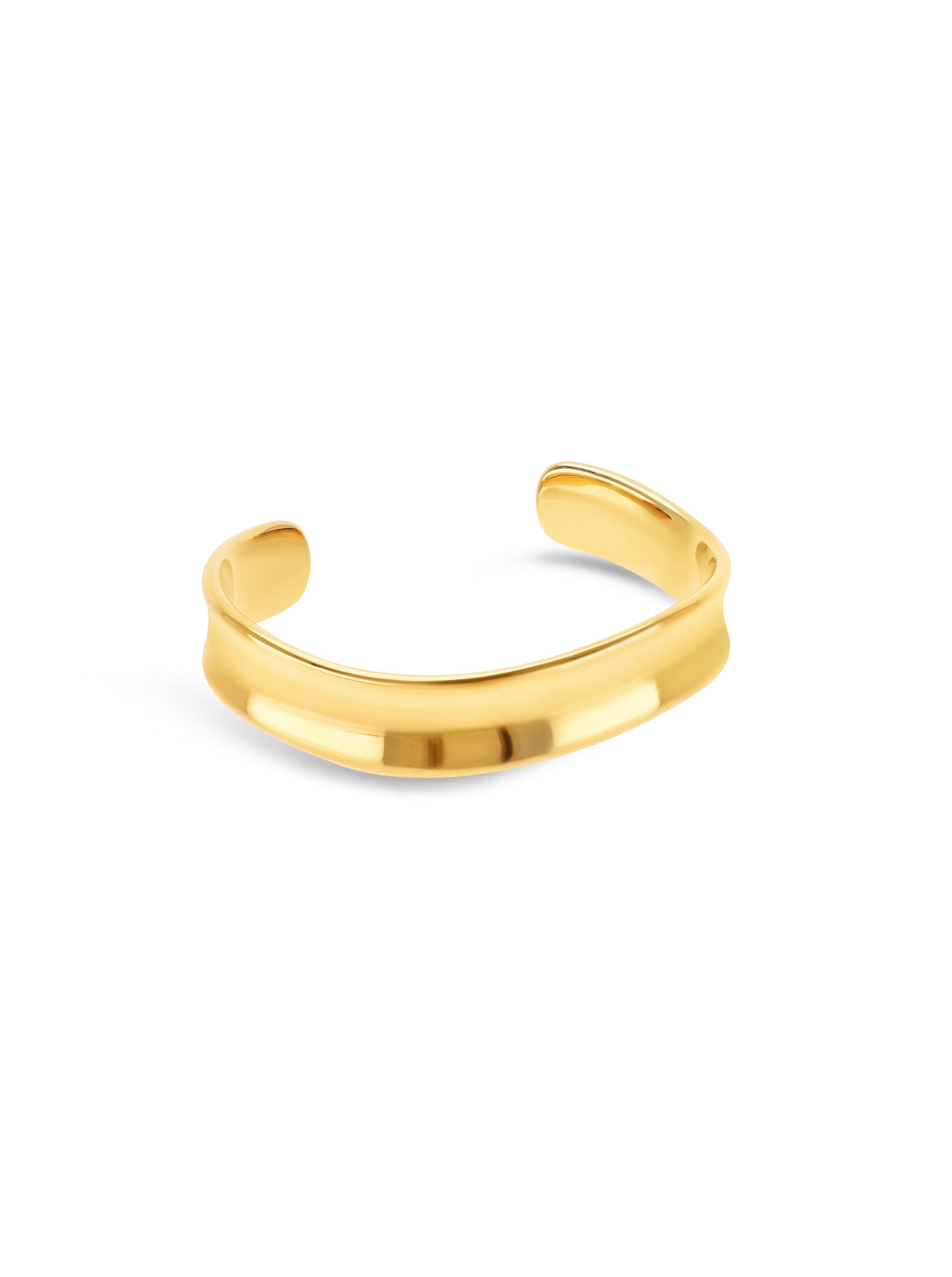 Ana Joalheiros - Pulseiras Douradas - Pulseira One Contour Golden OJBA21G 