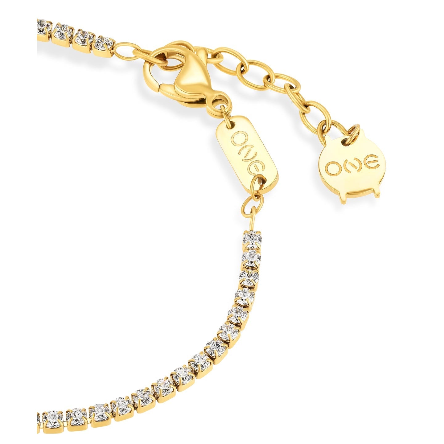 Ana Joalheiros - Pulseira One - Pulseira para mulher One Dazzle Gold Pulseiras OL9890SG52L Fecho